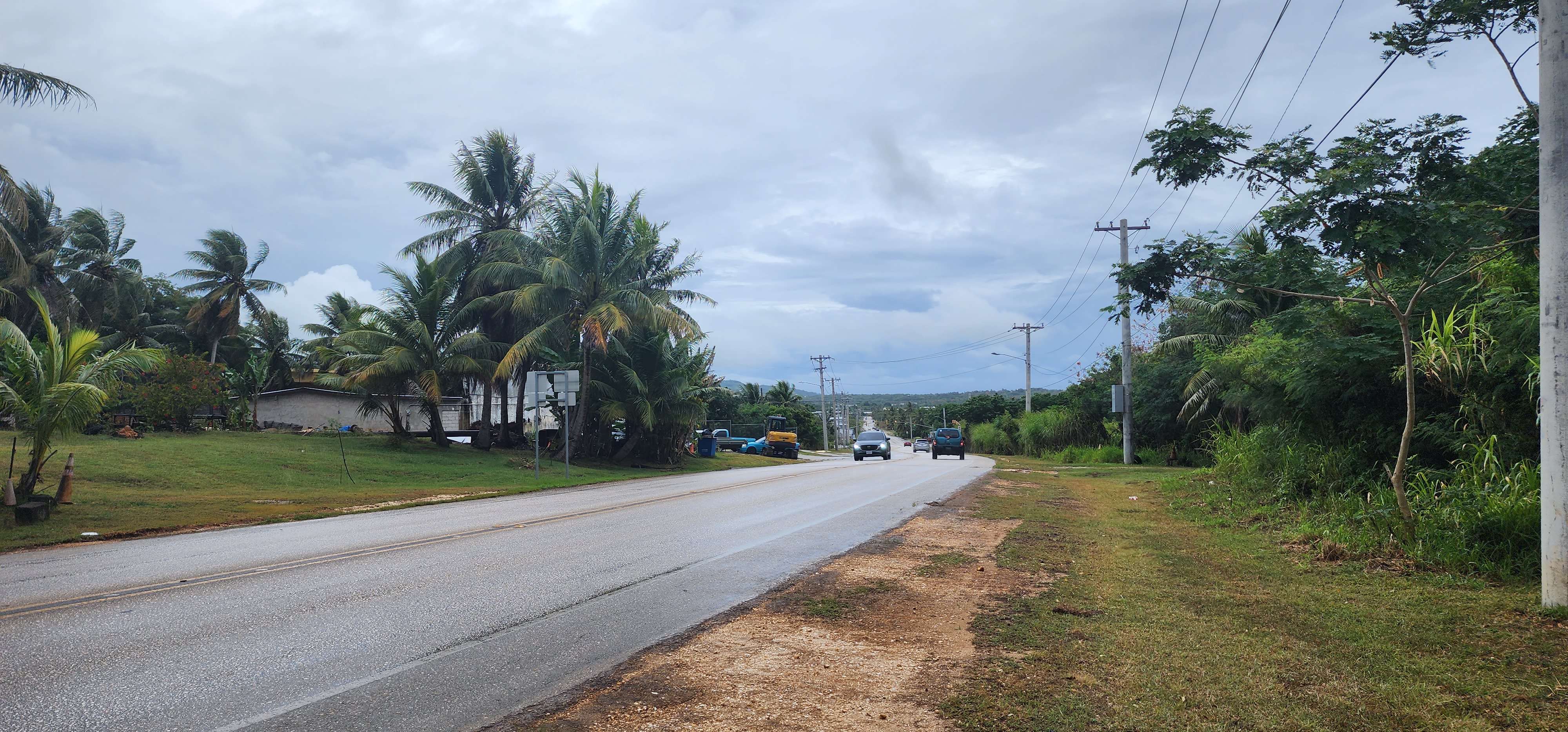 A Koblerville roadside was cleared of overgrown vegetation and debris in preparation for the typhoon and to ensure a clean and safe community, the Saipan Mayor’s Office said.