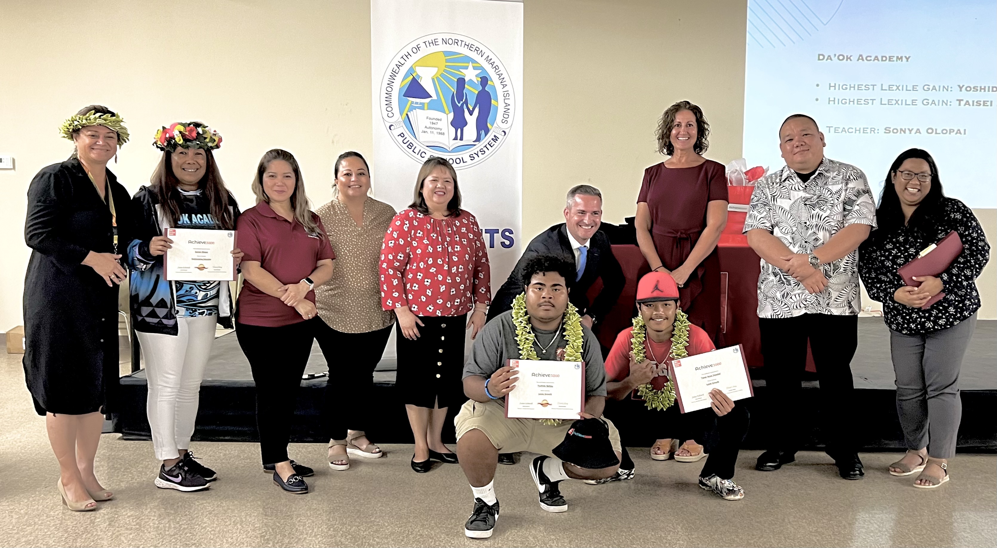 Da’ok Academy awardees.