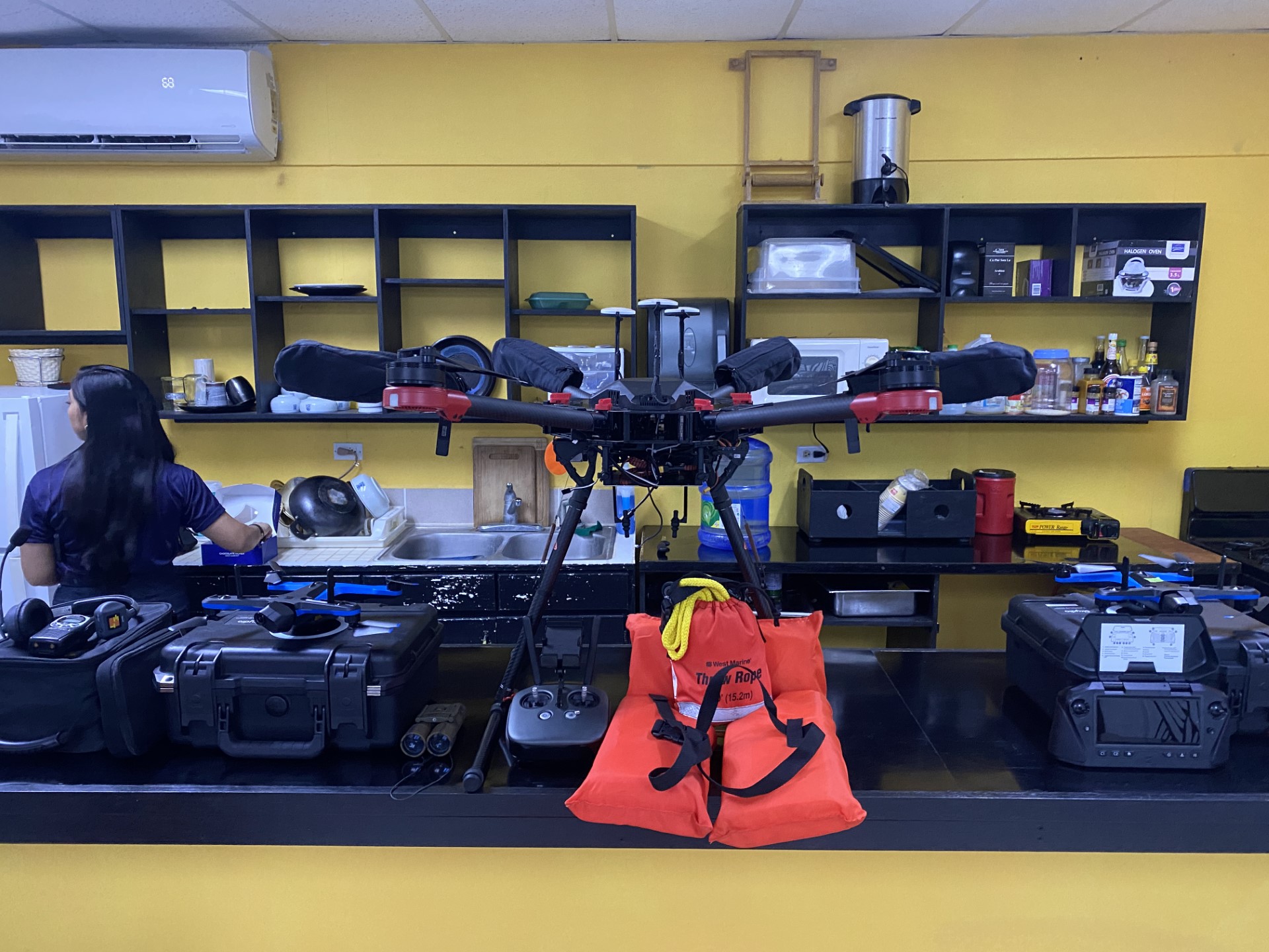 Bella Wings Aviation officials say drones have numerous applications for public safety, including search and rescue and border safety.