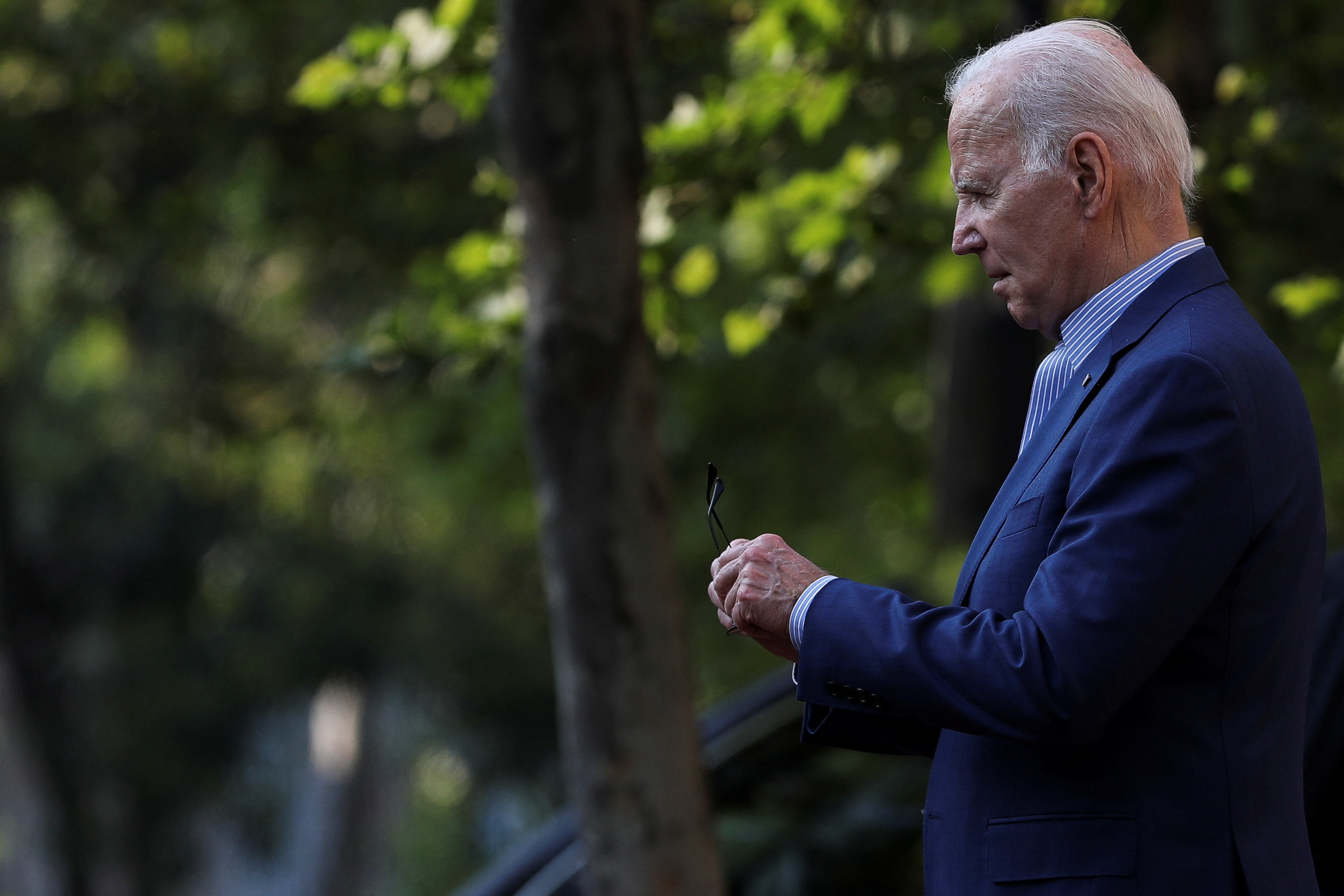 FILE PHOTO: U.S. President Joe Biden departs Holy Trinity Catholic Church in Washington, U.S., June 10, 2023. REUTERS/Anna Rose Layden
