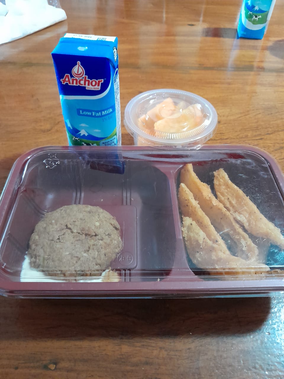 The food provided to Jack Muna.