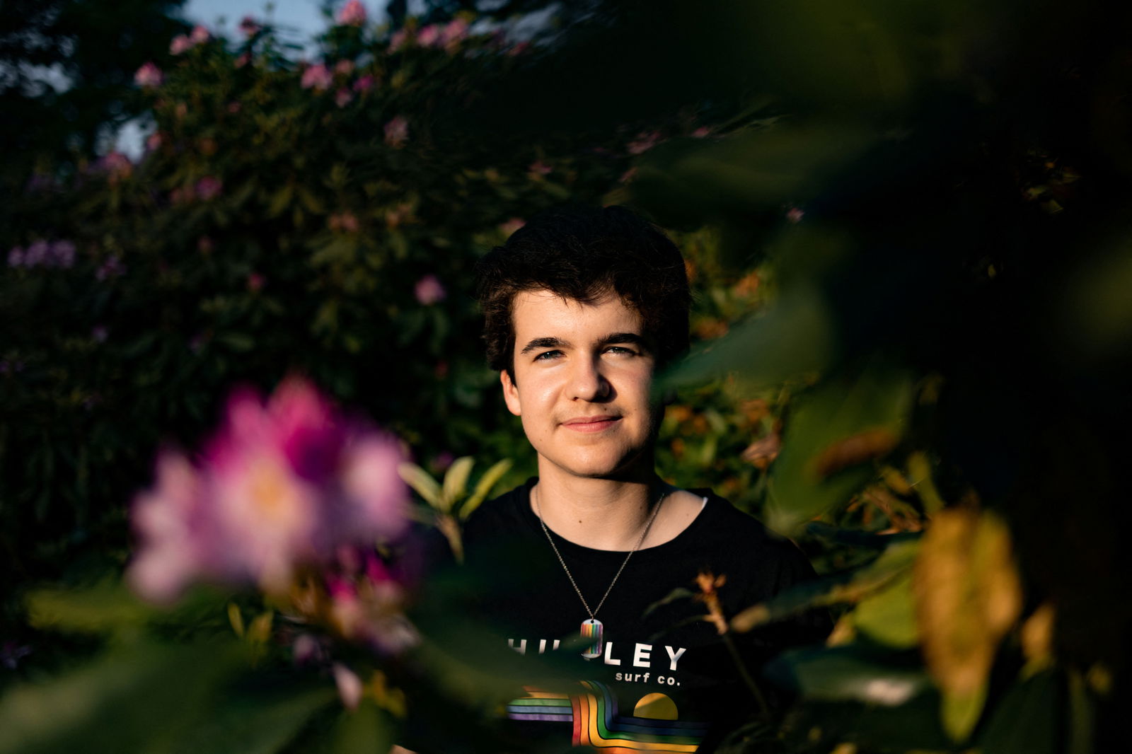 Leo Burchell, a transgender senior at Central Bucks West High School, poses for a portrait in Doylestown, Pennsylvania, U.S., June 1, 2023. REUTERS/Hannah Beier