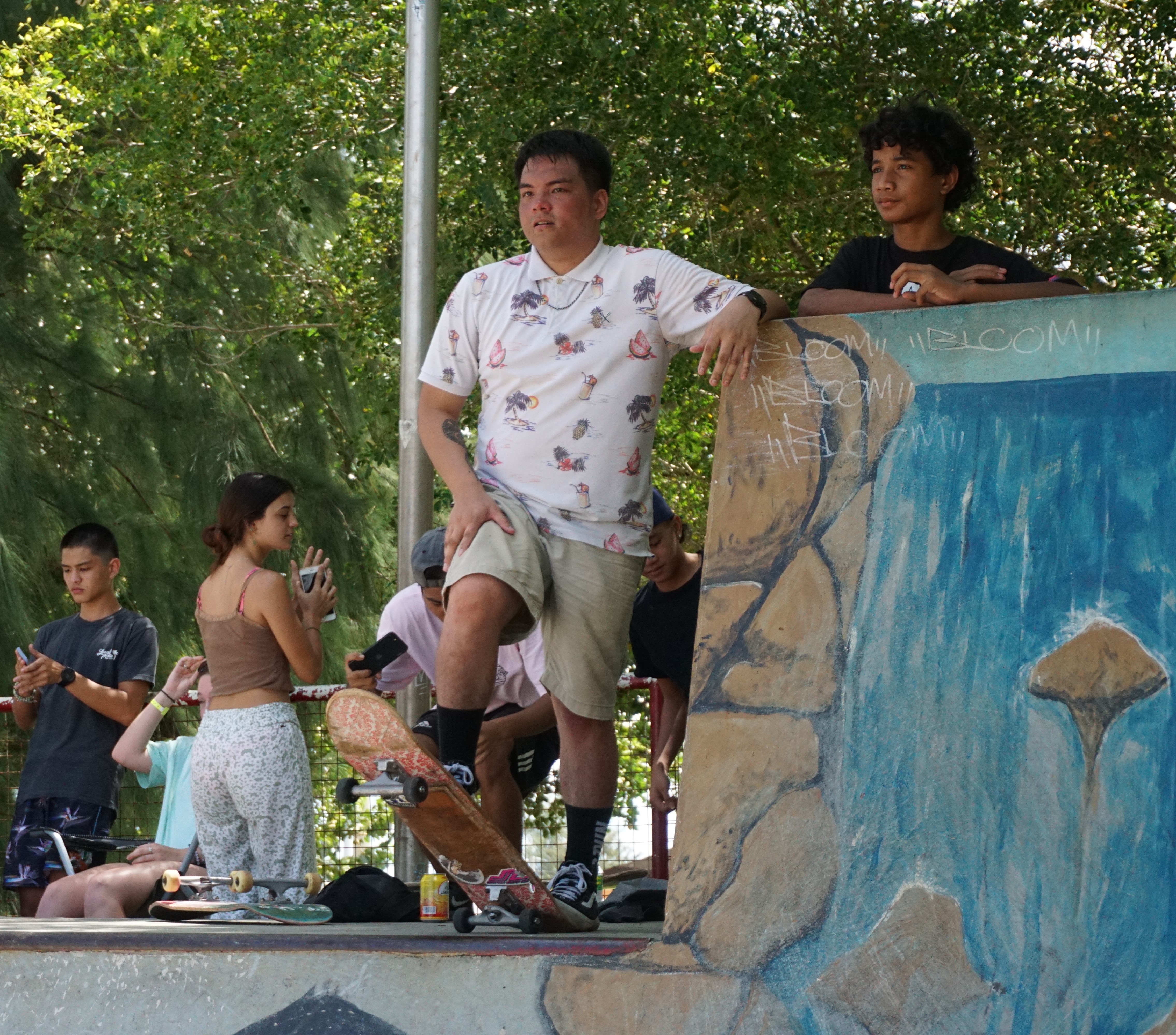 Jether Espinola prepares for his run.