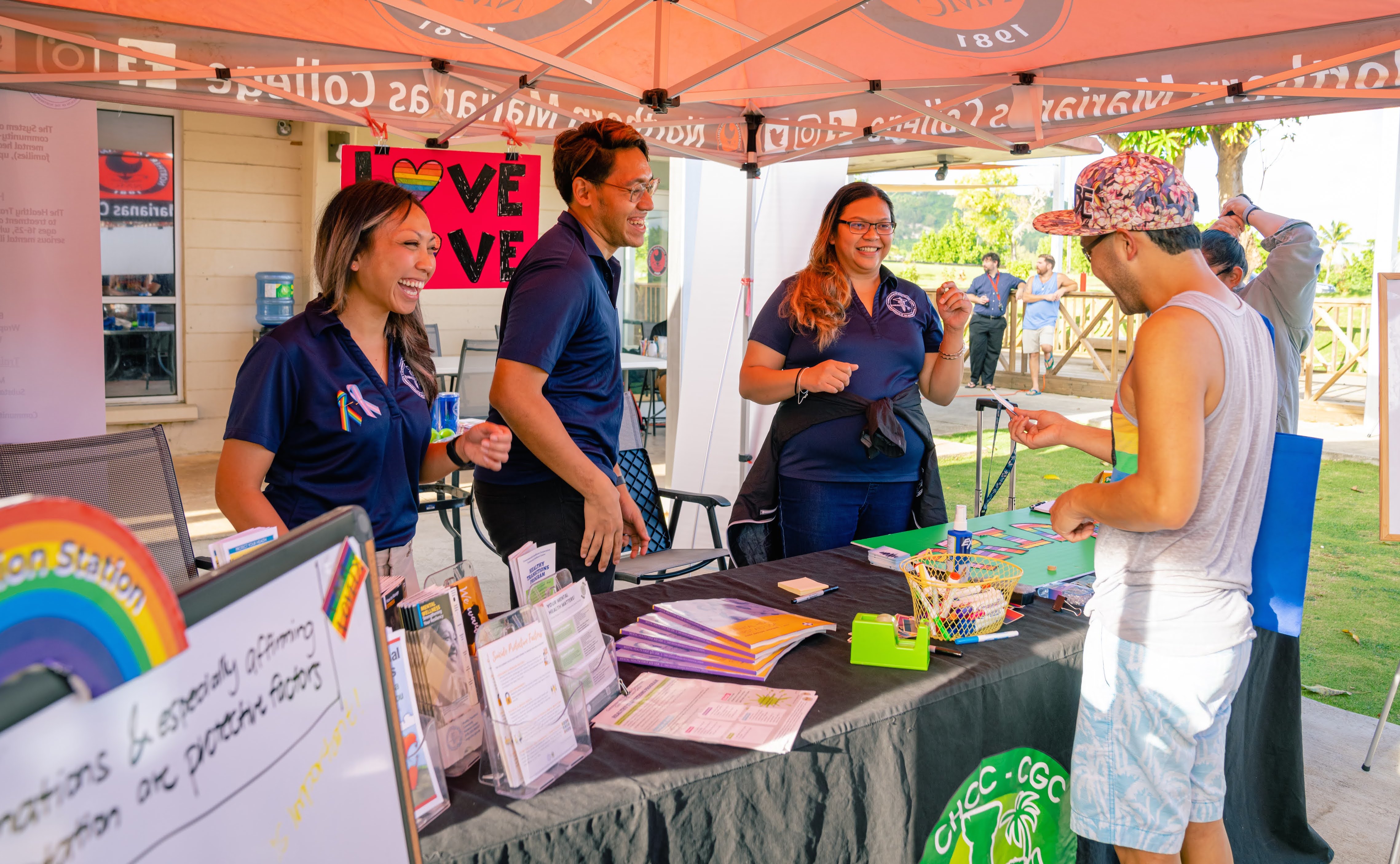 Pride Marianas and the CNMI Small Business Development Center hosted Care Fair at NMC's As Terlaje Campus on June 9, 2023.