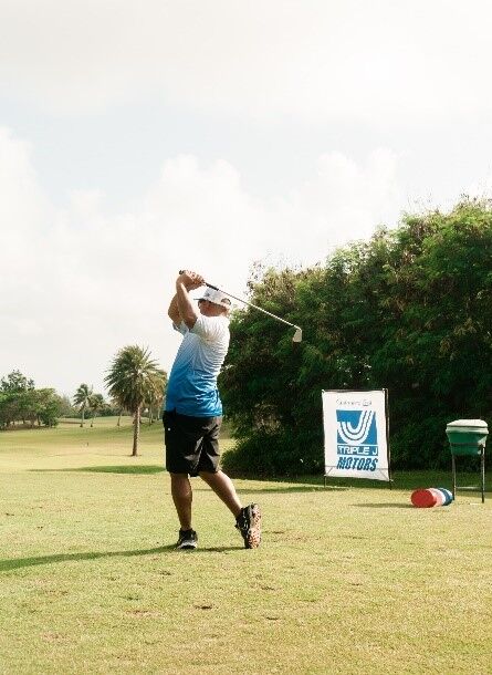 Justin Mizutani in action.