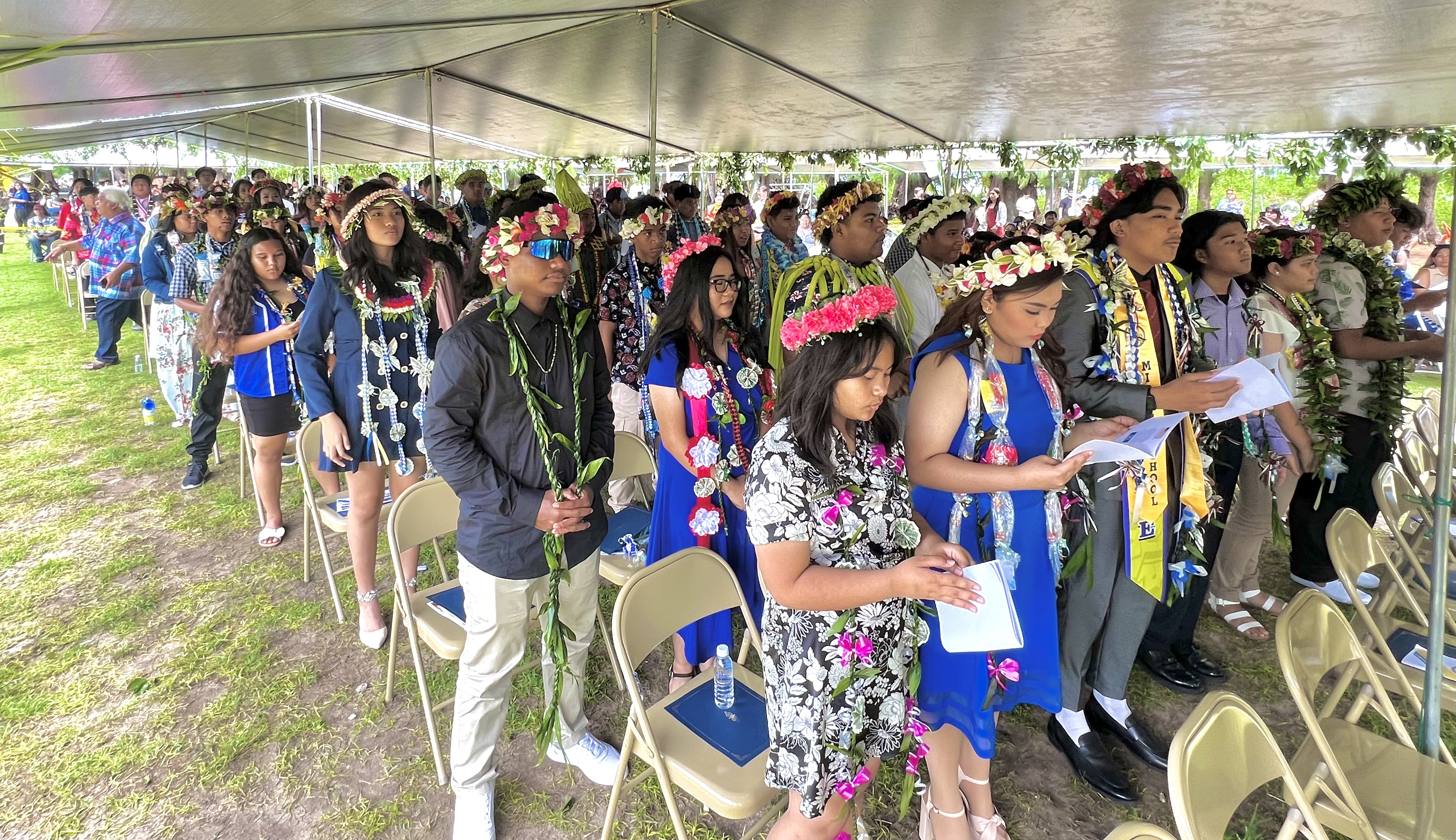 The promoted students of Hopwood Middle School.
