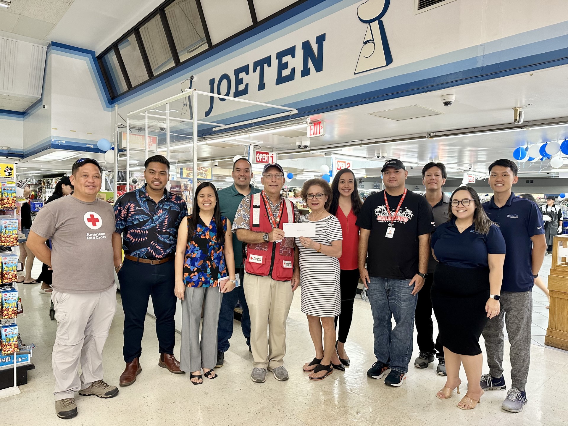 The philanthropic arm of Joeten Enterprises, Joeten Daidai Foundation, has donated $30,000 to the Guam and NMI chapters of the American Red Cross for Typhoon Mawar relief efforts.