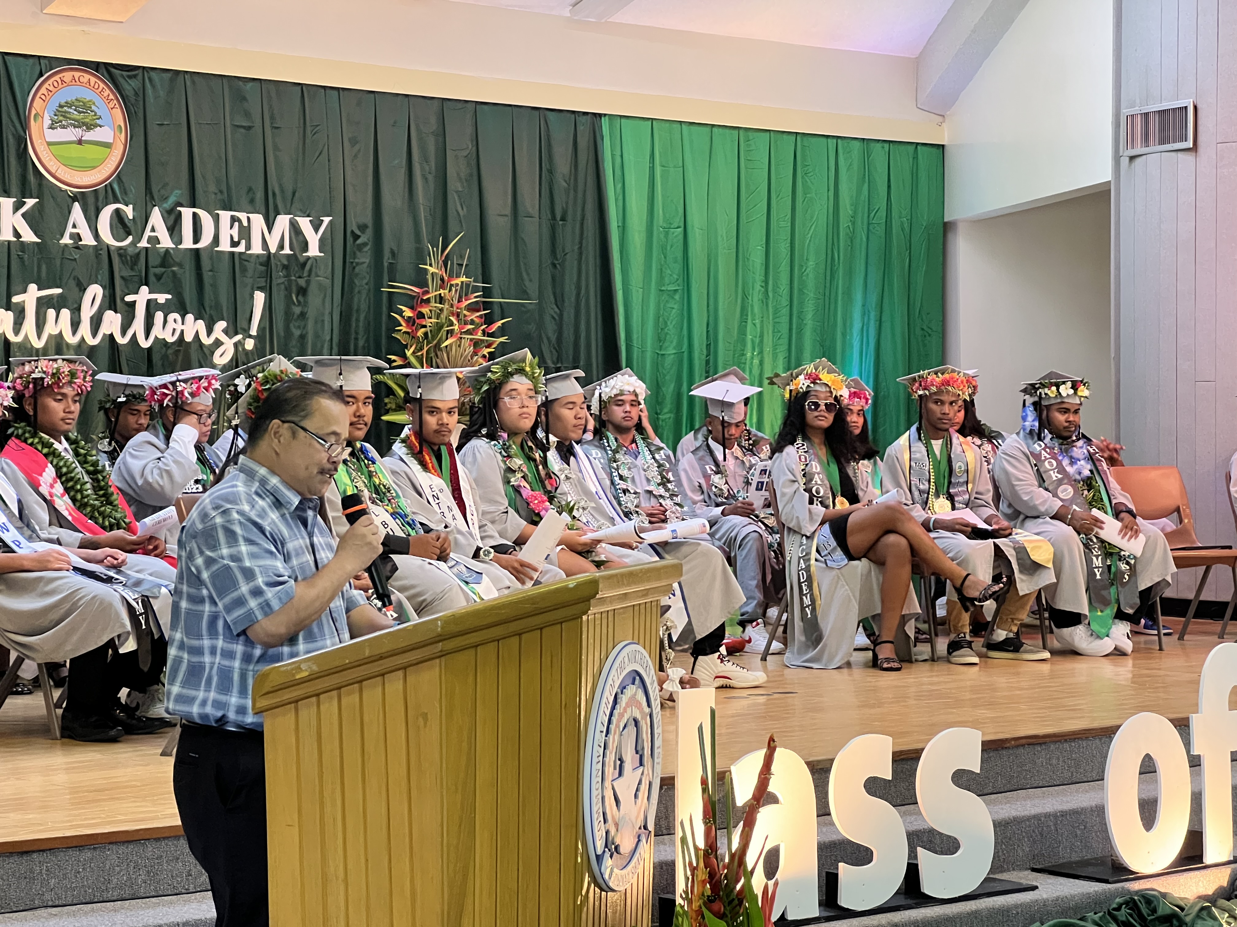 Commissioner of Education Dr. Alfred B. Ada praised the graduates for their “resilience and for beating the odds.”