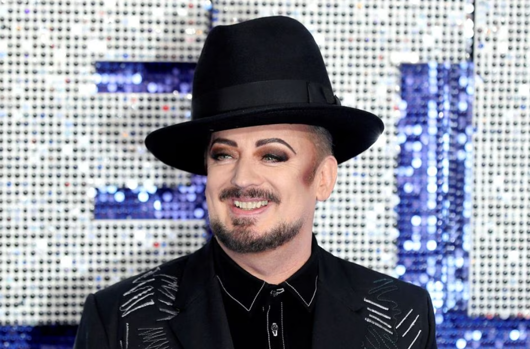 Boy George poses for a photograph during the UK premiere of the Elton John biopic “Rocketman” in London, Britain, May 20, 2019.