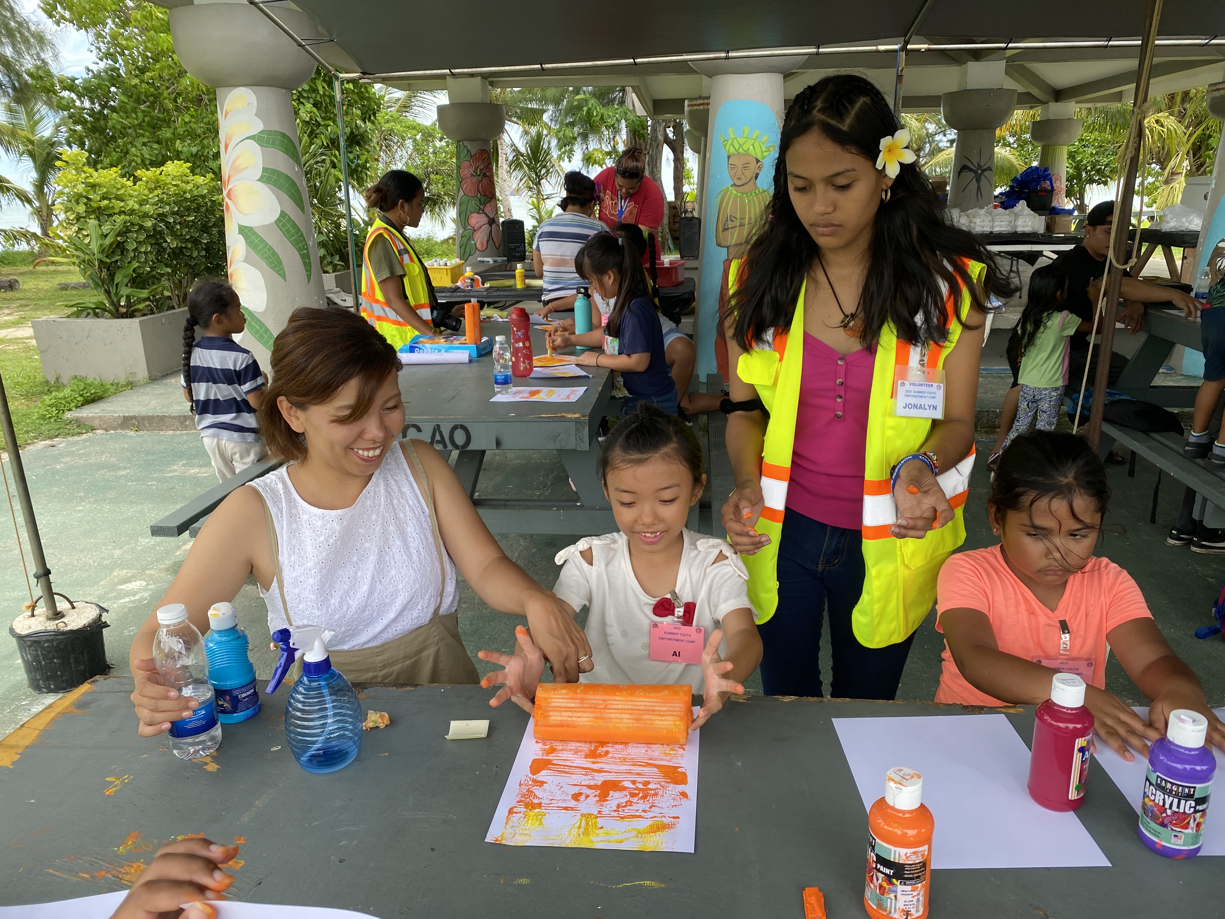 As part of the last day activities of the 2023 Summer Youth Empowerment Camp, parents were invited to take part in activities alongside their children.