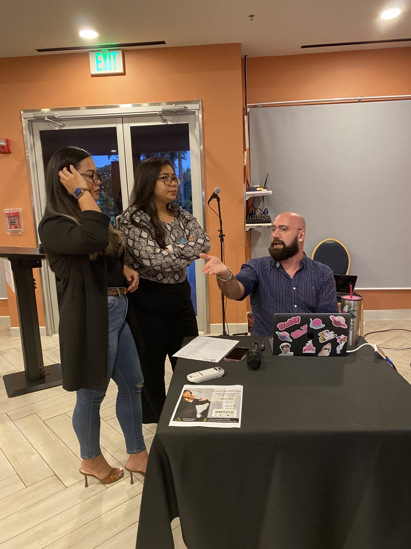 Kurt Ellis, who manages Salt and Barber, will teach hair care at NMTech.