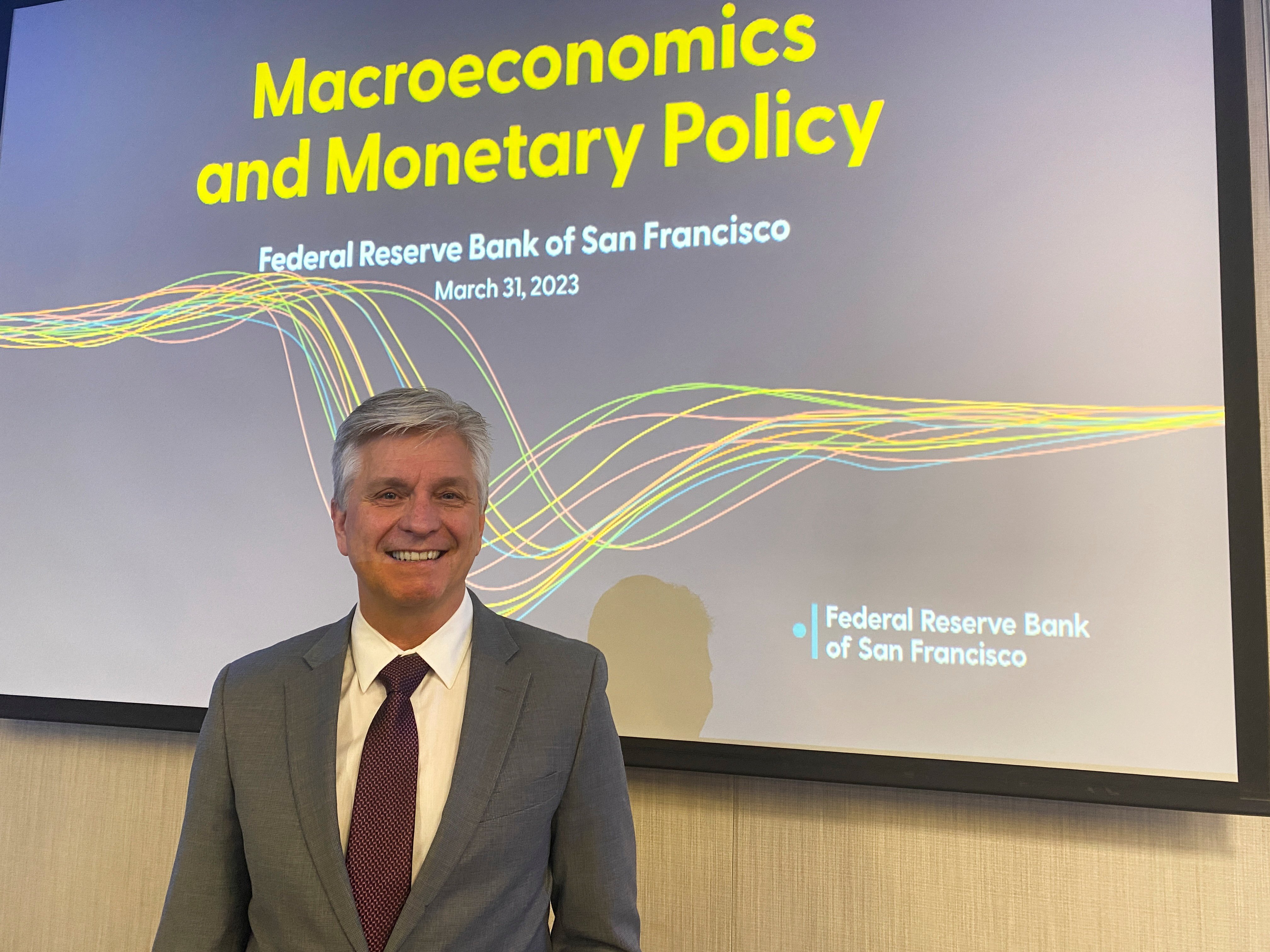 Federal Reserve Board Governor Christopher Waller poses before a speech at the San Francisco Fed, in San Francisco, California, U.S., March 31, 2023. REUTERS/Ann Saphir/File Photo