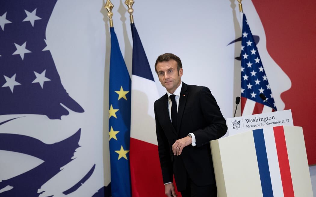 Emmanuel Macron in Washington last year.