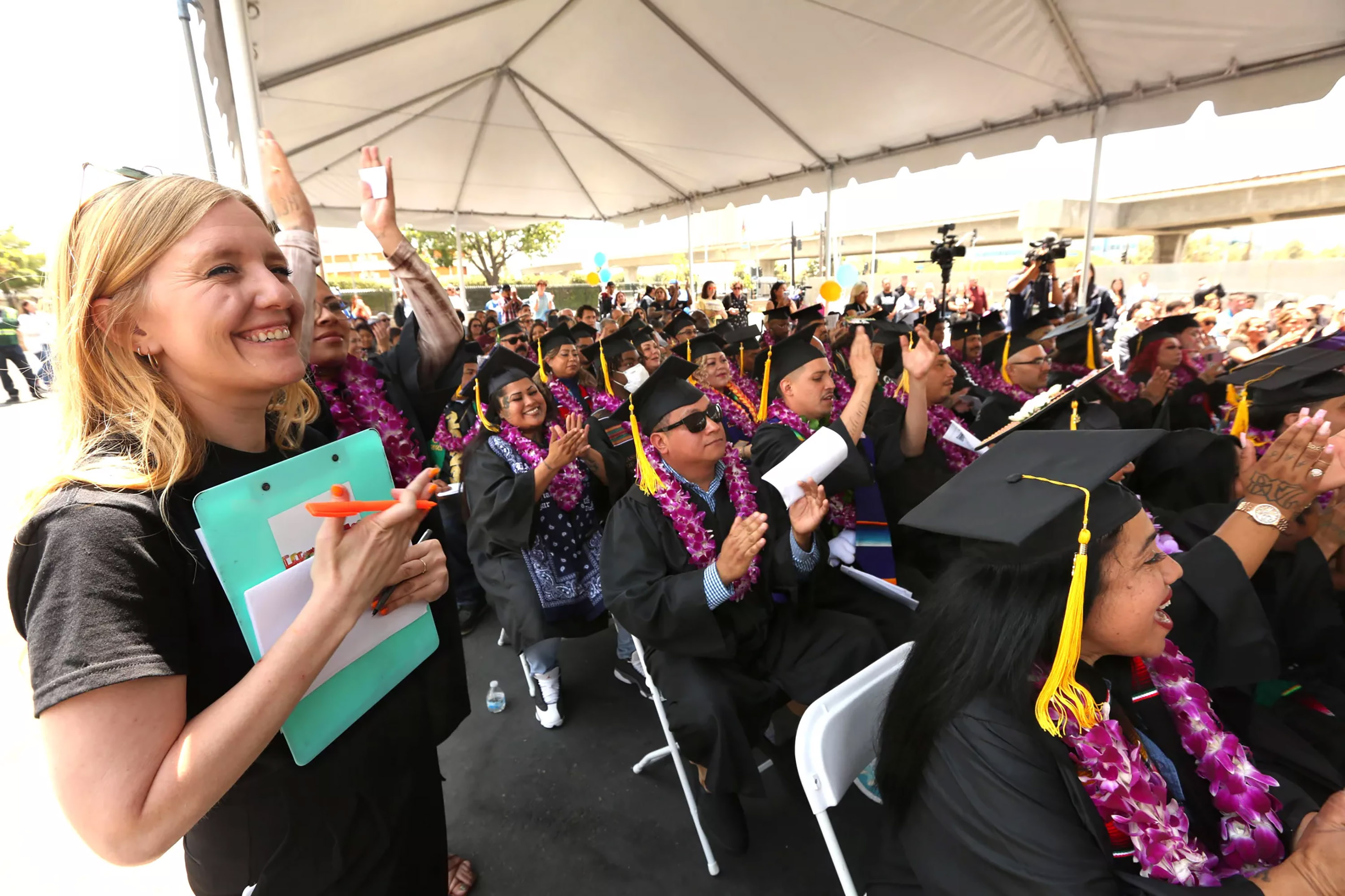 Brittany Morton, Homeboy Industriesâ€™ associate director of education, is passionate about opening academic opportunities for people from disadvantaged backgrounds. (Genaro Molina/Los Angeles Times/TNS)