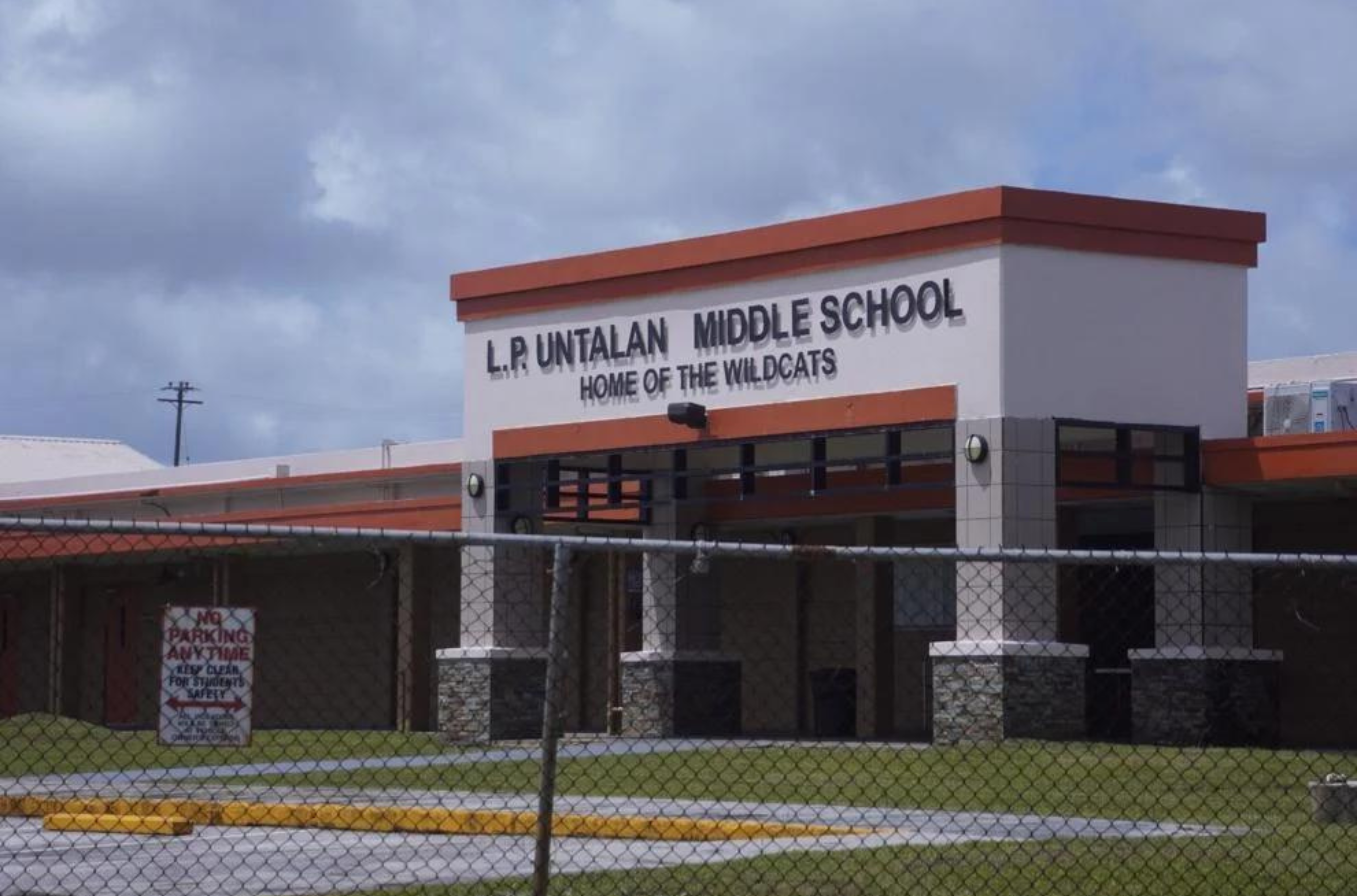 Luis P. Untalan Middle School, shown Friday, July 14, 2023, in Barrigada, is one of many public schools awaiting a health and safety inspection before stakeholders know when it will reopen for in-person instruction. 