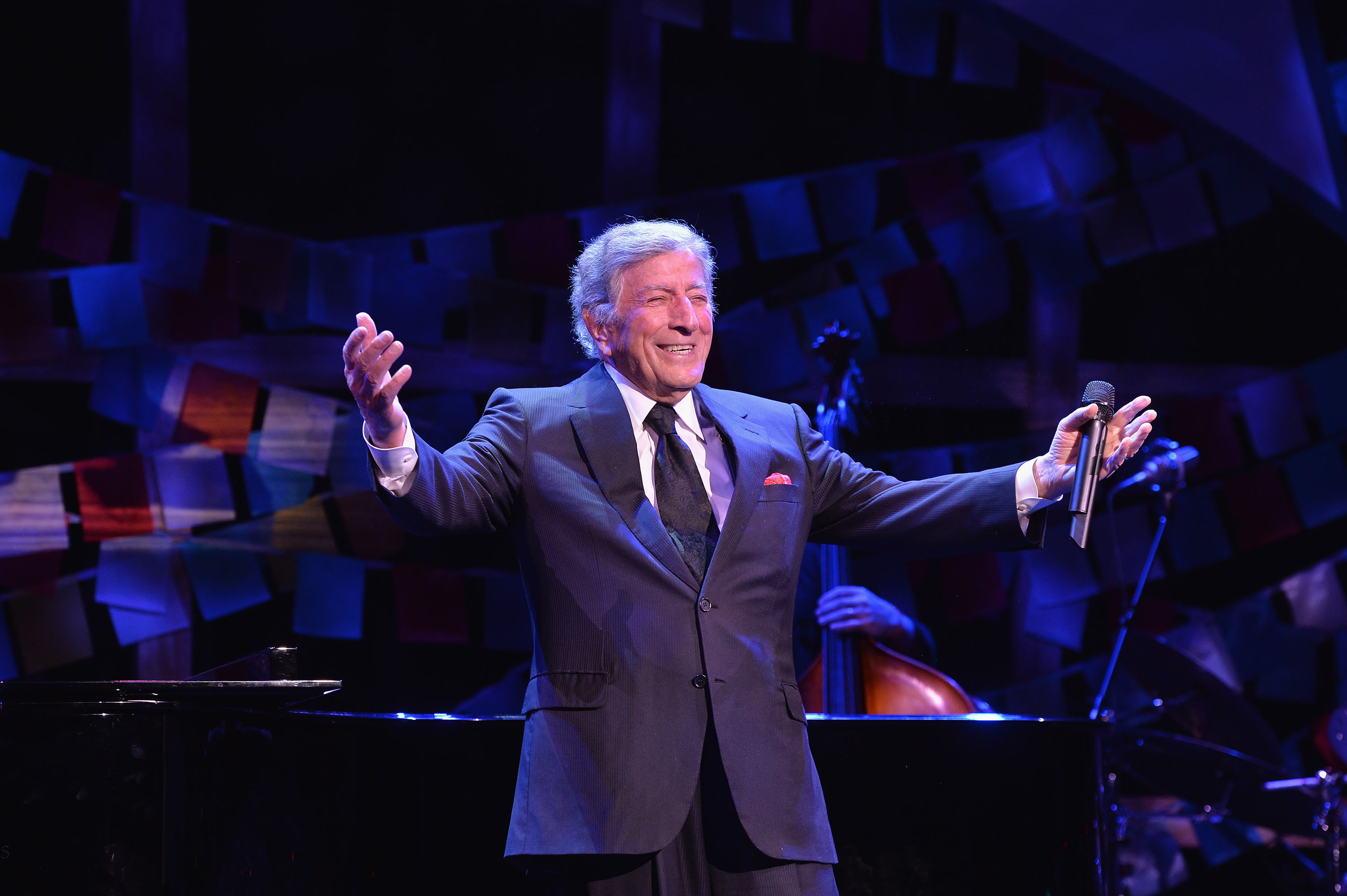 Tony Bennett performs onstage at the SeriousFun Children's Network Gala at Cipriani 42nd Street on April 2, 2014, in New York. Bennett has died at the age of 96. (Larry Busacca/Getty Images/TNS)