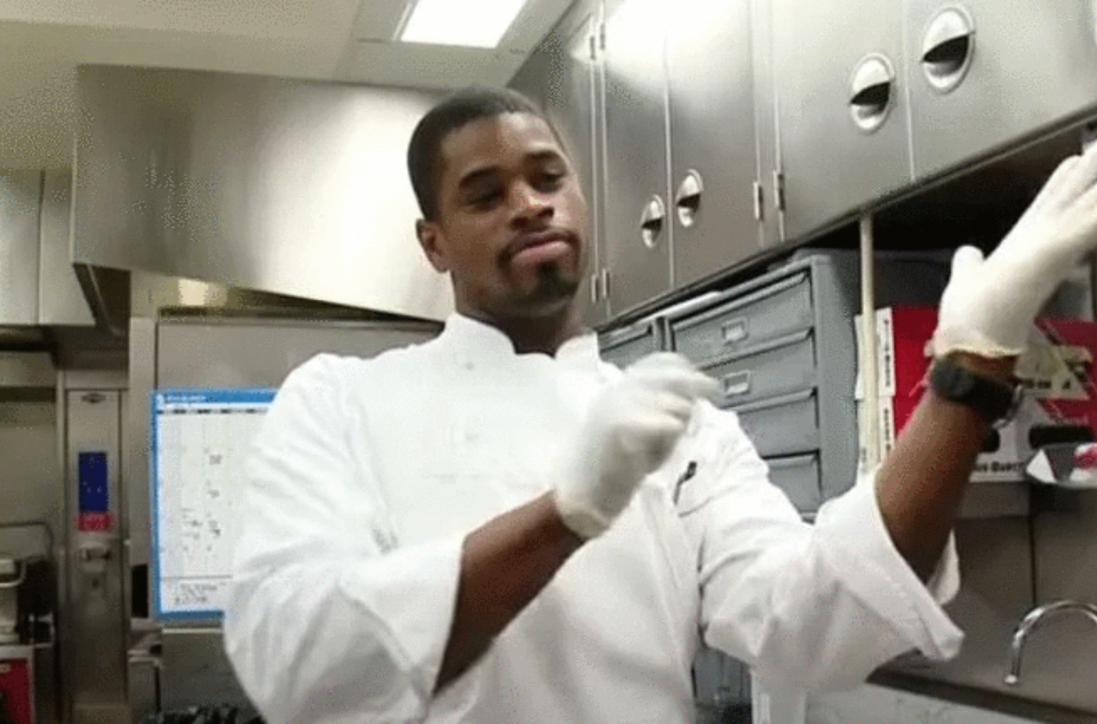 Campbell had been a sous chef at the White House.  