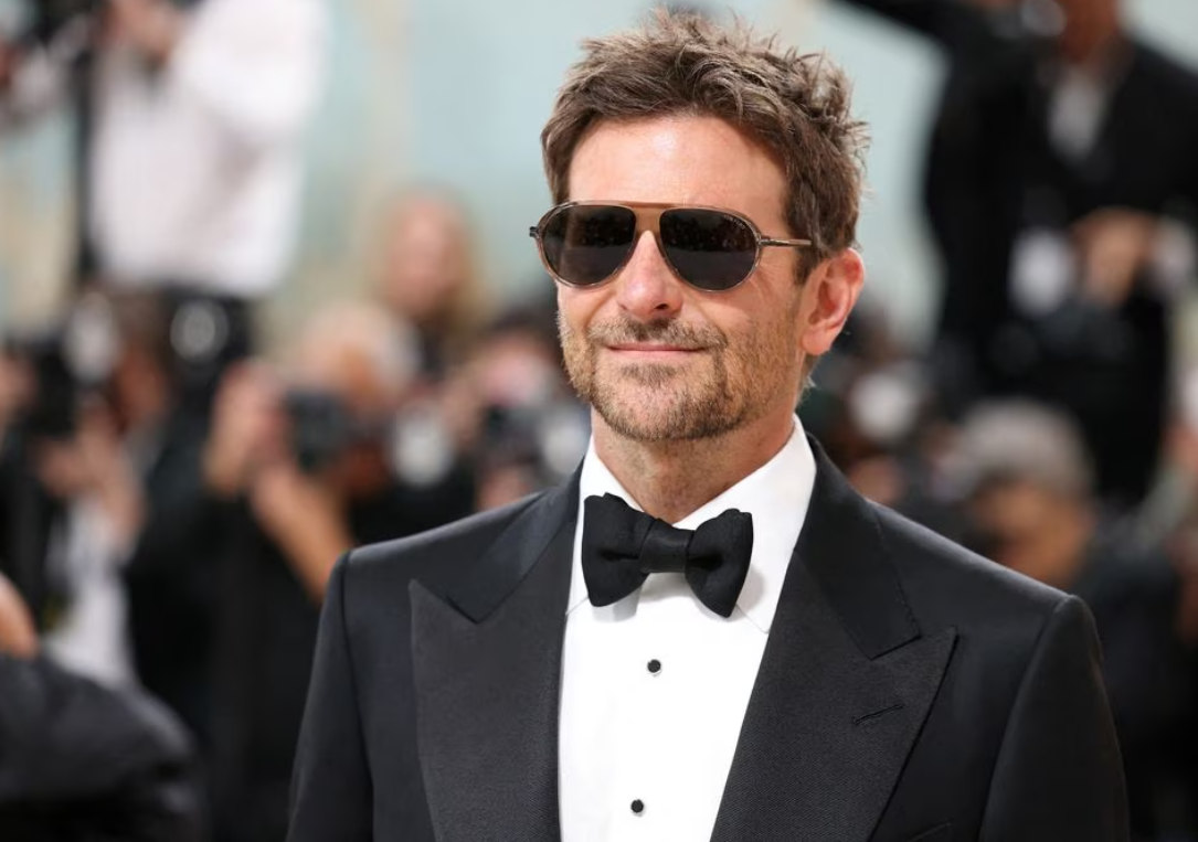 Bradley Cooper poses at the Met Gala, an annual fundraising gala held for the benefit of the Metropolitan Museum of Art's Costume Institute with this year's theme "Karl Lagerfeld: A Line of Beauty," in New York City, New York, May 1, 2023.