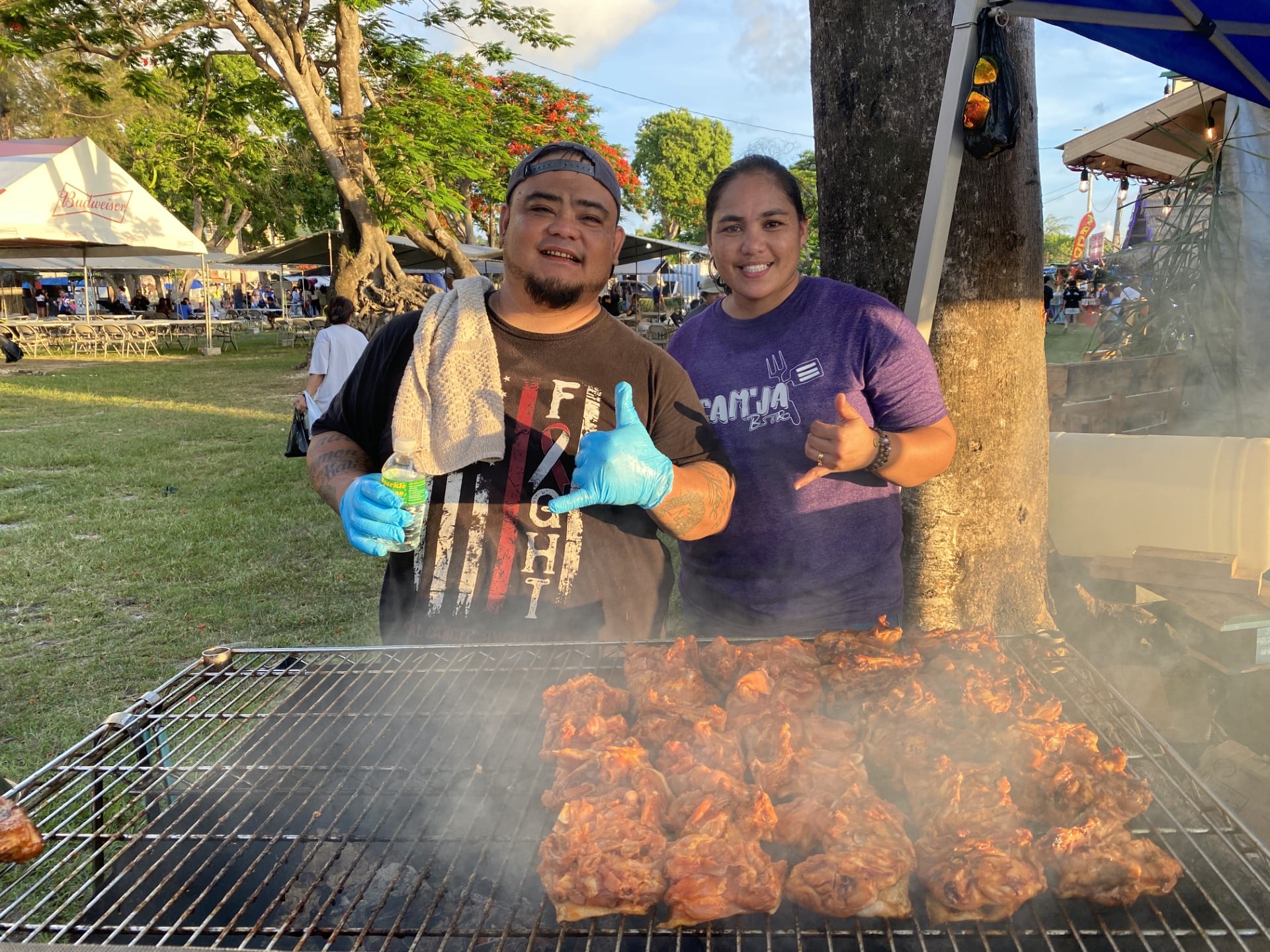 Cam’ja Bistro’s Felix and Esther Camacho are among this year’s Liberation Day vendors.