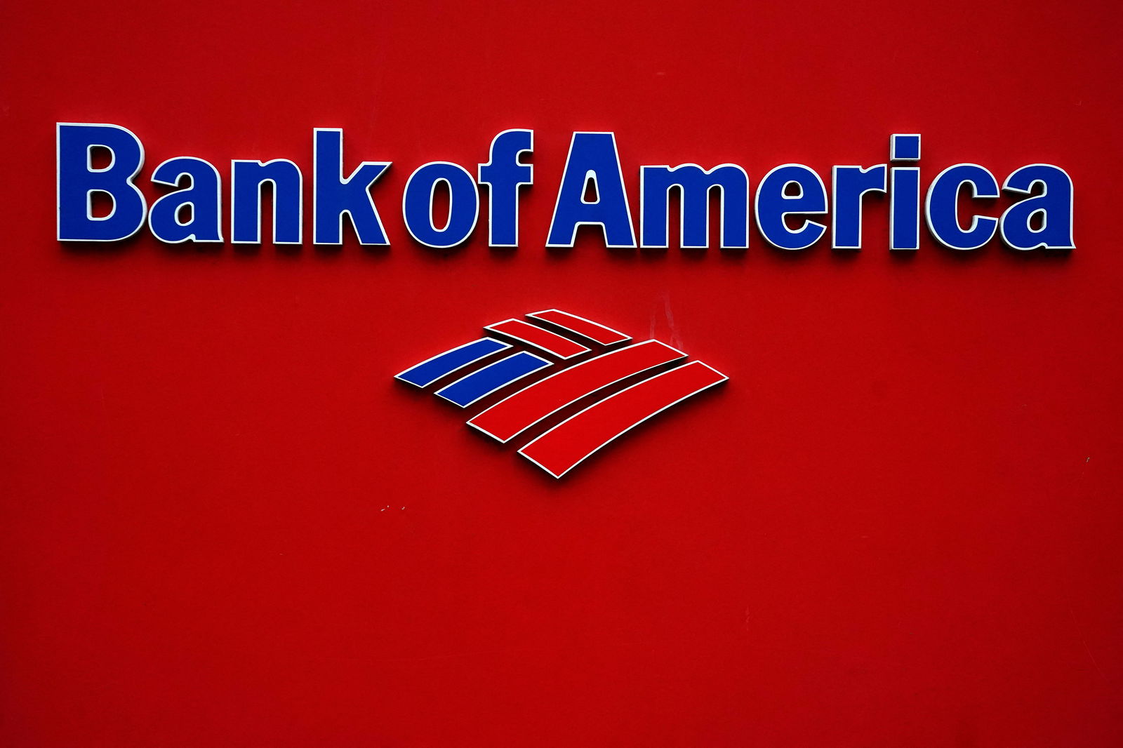 A Bank of America logo is pictured in the Manhattan borough of New York City, New York, U.S., January 30, 2019. REUTERS/Carlo Allegri/File Photo