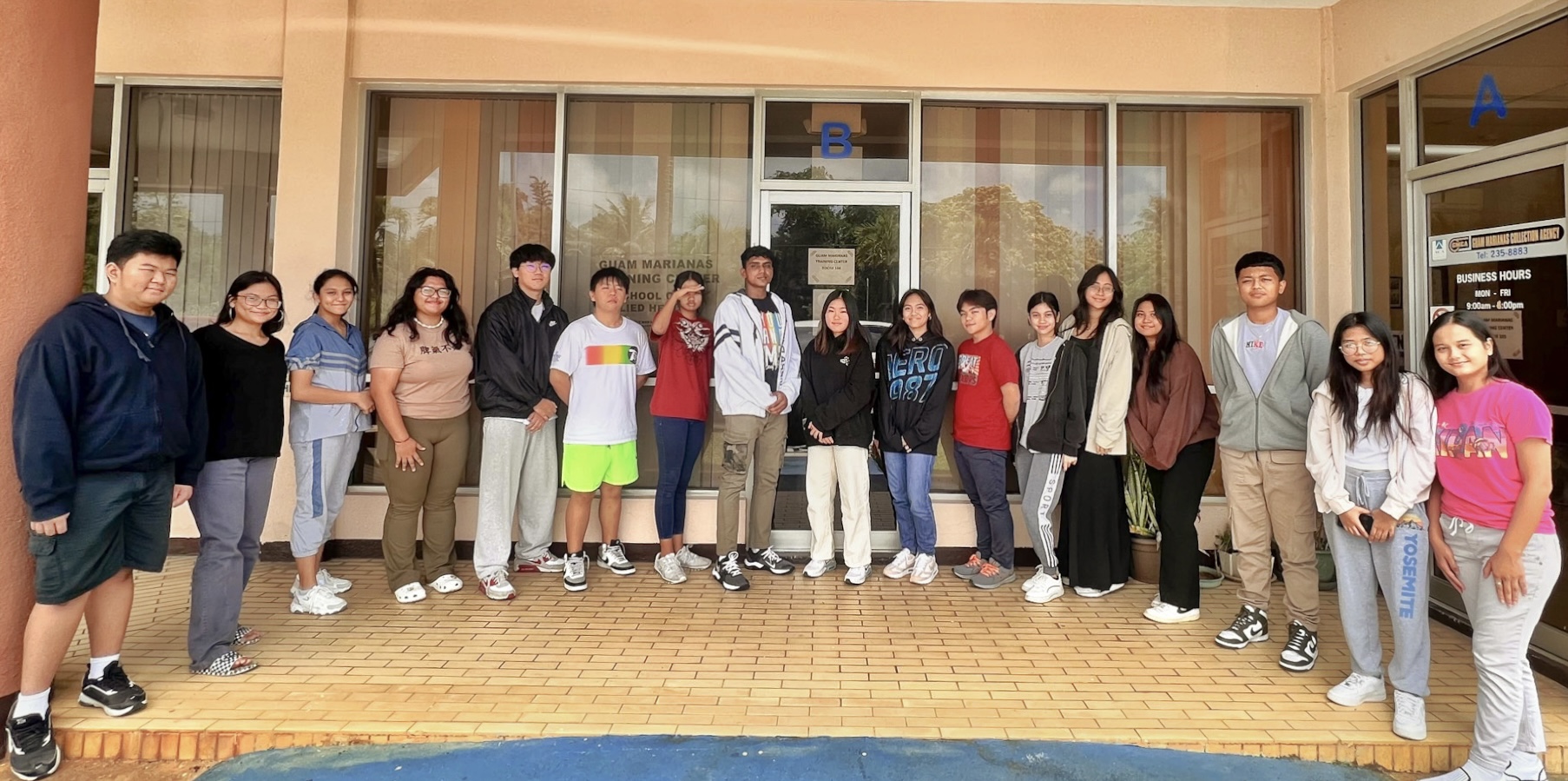 This year’s PSS-CTE Certified Nursing Assistant Program participants pose for a photo at the Guam Marianas Training Center in Chalan Laulau on Middle Road.