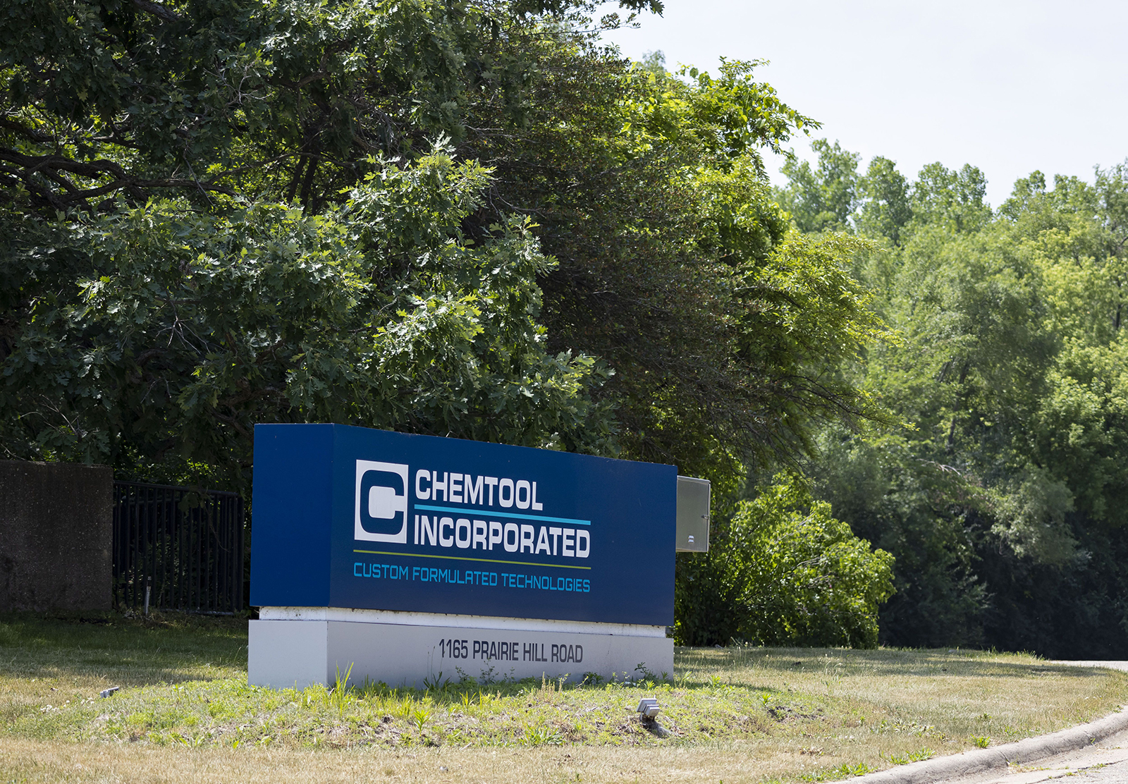 The former Chemtool factory site in Rockton that was destroyed in a 2021 fire. (Brian Cassella/Chicago Tribune/TNS)
