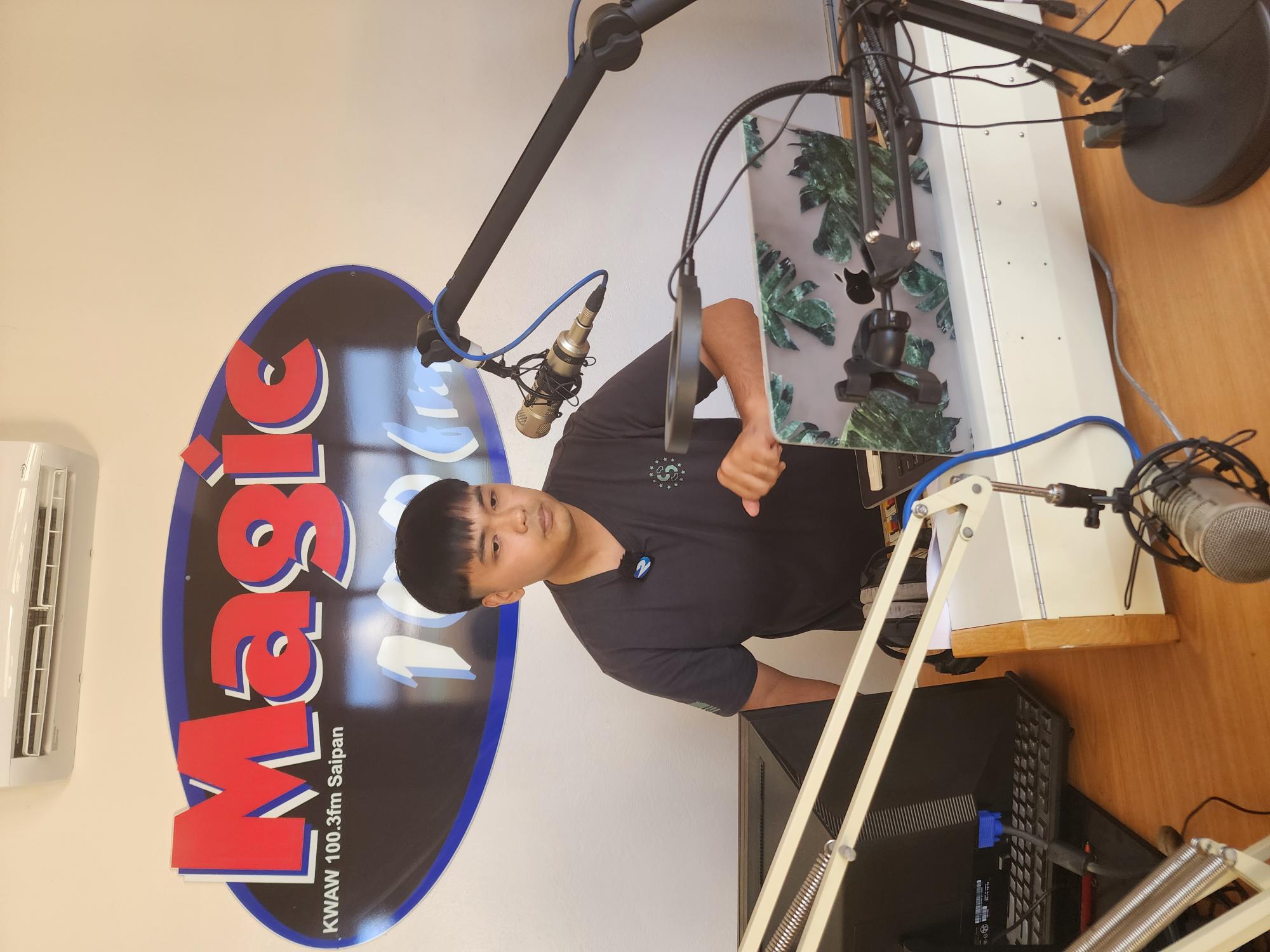 KWAW 100.3 DJ John Pangelinan on Thursday afternoon said their live radio broadcast was cut off, but their online streaming was still running.