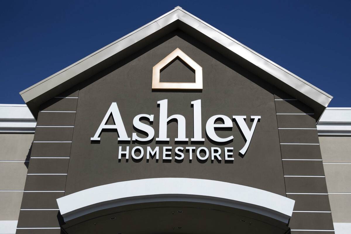 Ashley HomeStore. (Bizuayehu Tesfaye/Las Vegas Review-Journal/TNS)