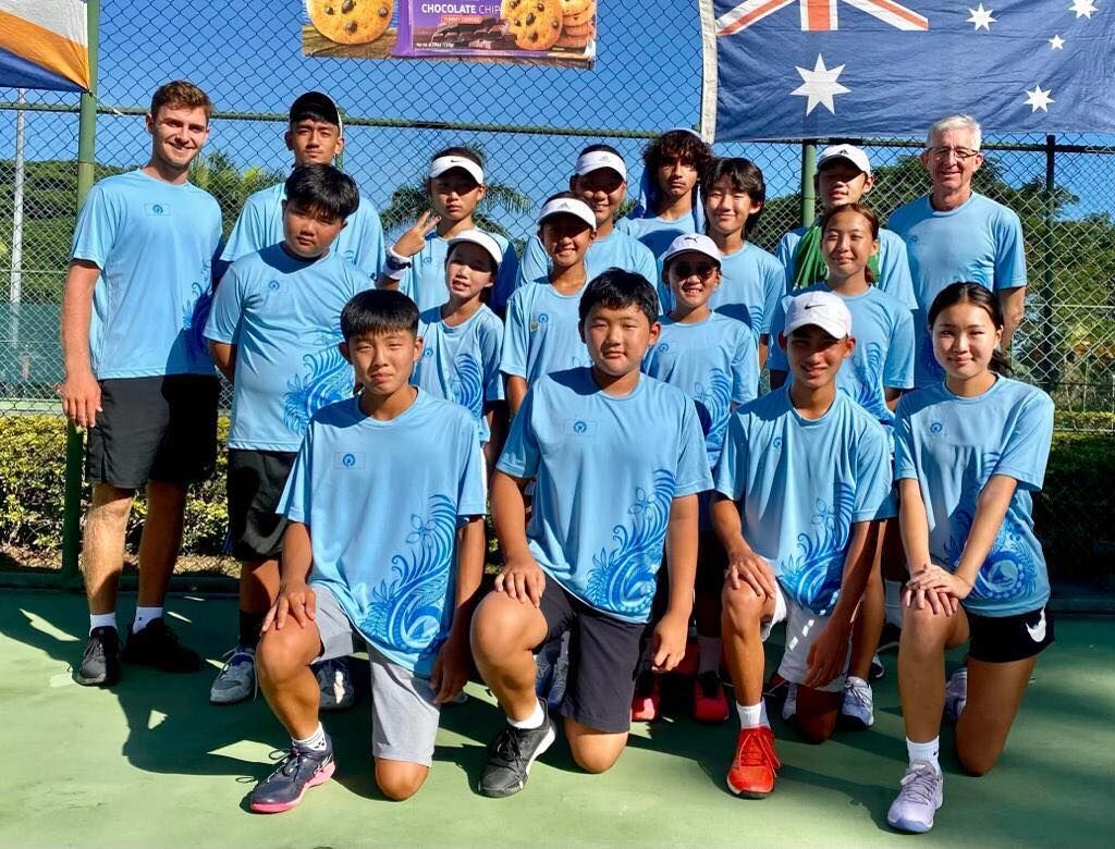 Team NMI members pose for a photo during the opening ceremony of the 2023 Pacific Oceania Junior Championships in Lautoka, Fiji.