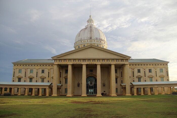 Palau's Capitol in Ngerulmud. 