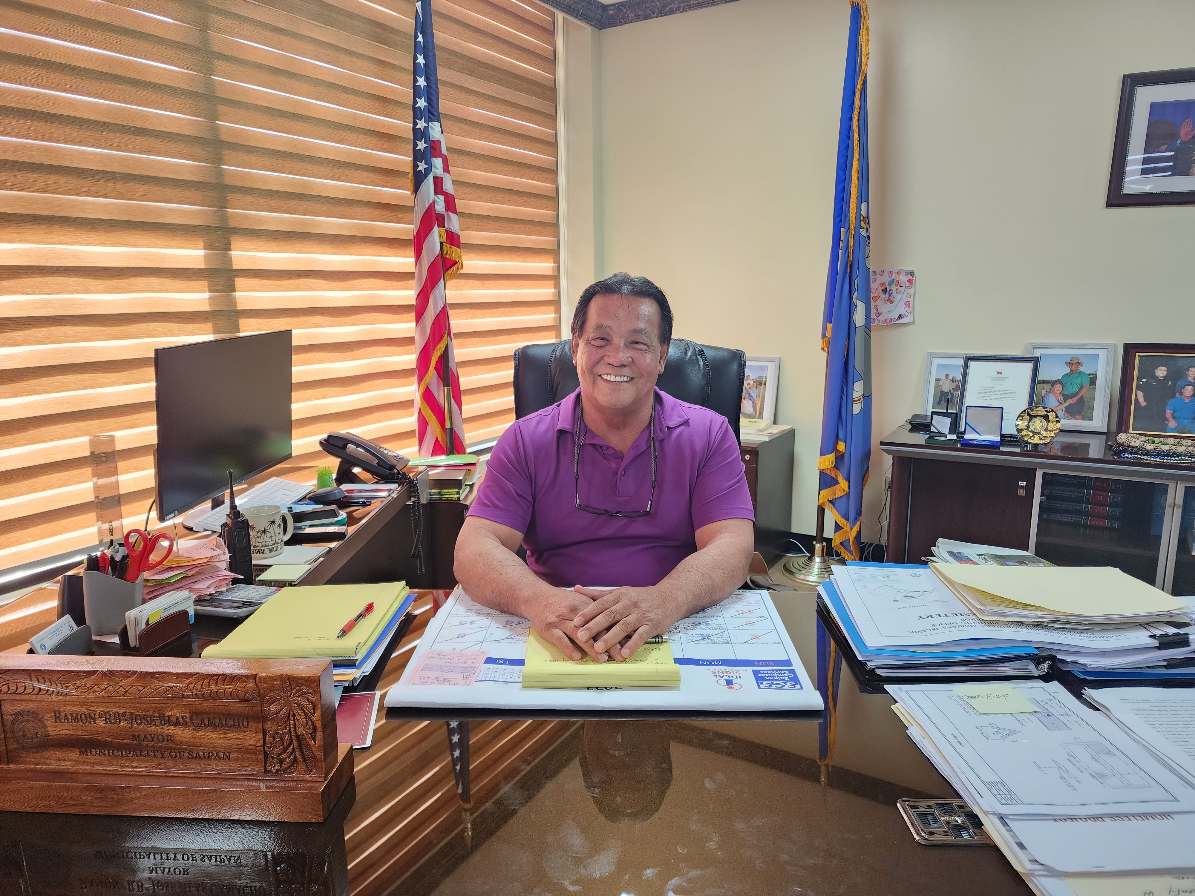 Saipan Mayor Ramon "RB" Camacho