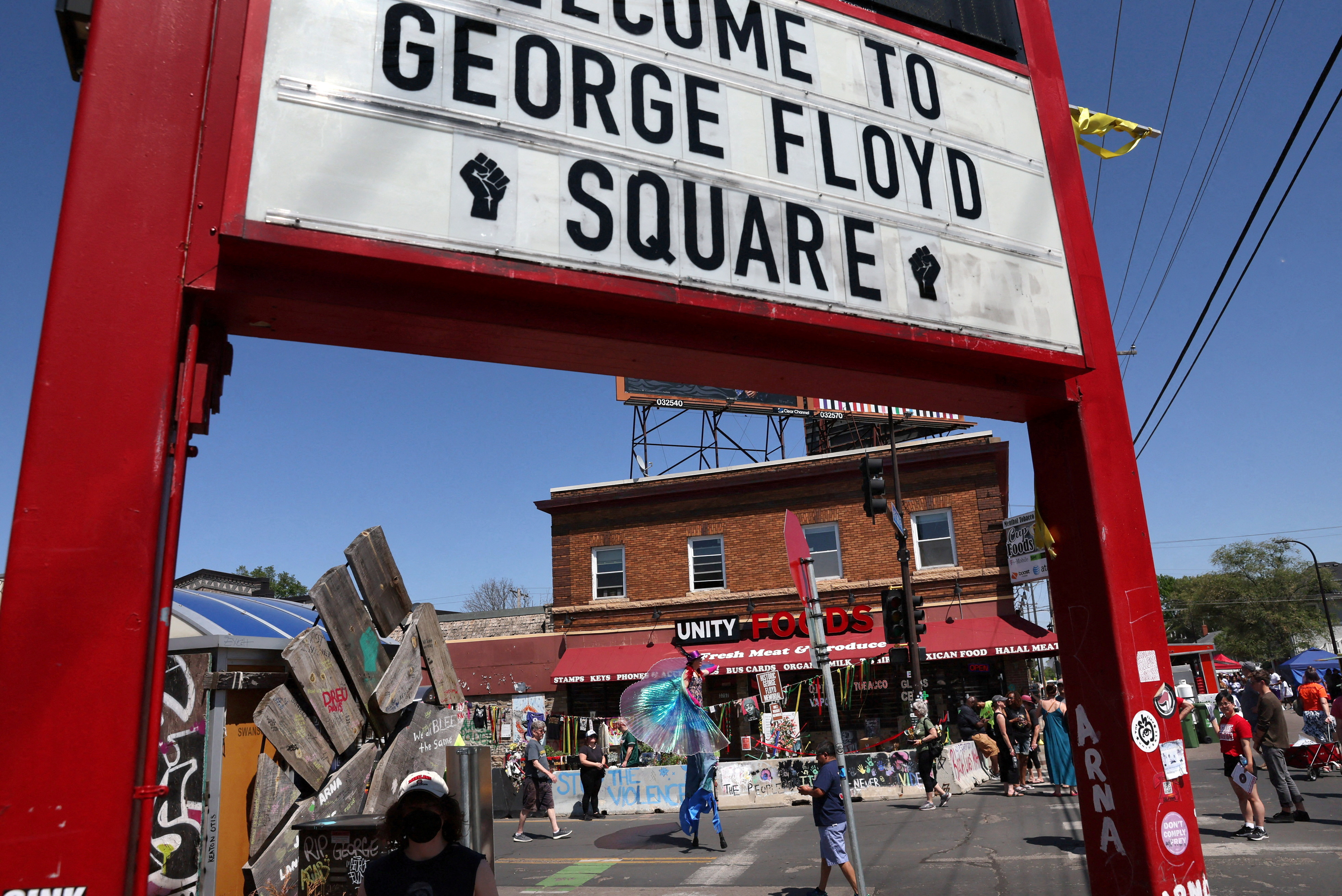People participate in the annual Rise and Remember Festival marking the third anniversary of the murder of George Floyd by a police officer in Minneapolis, Minnesota, U.S., May 27, 2023. REUTERS/Leah Millis/File Photo