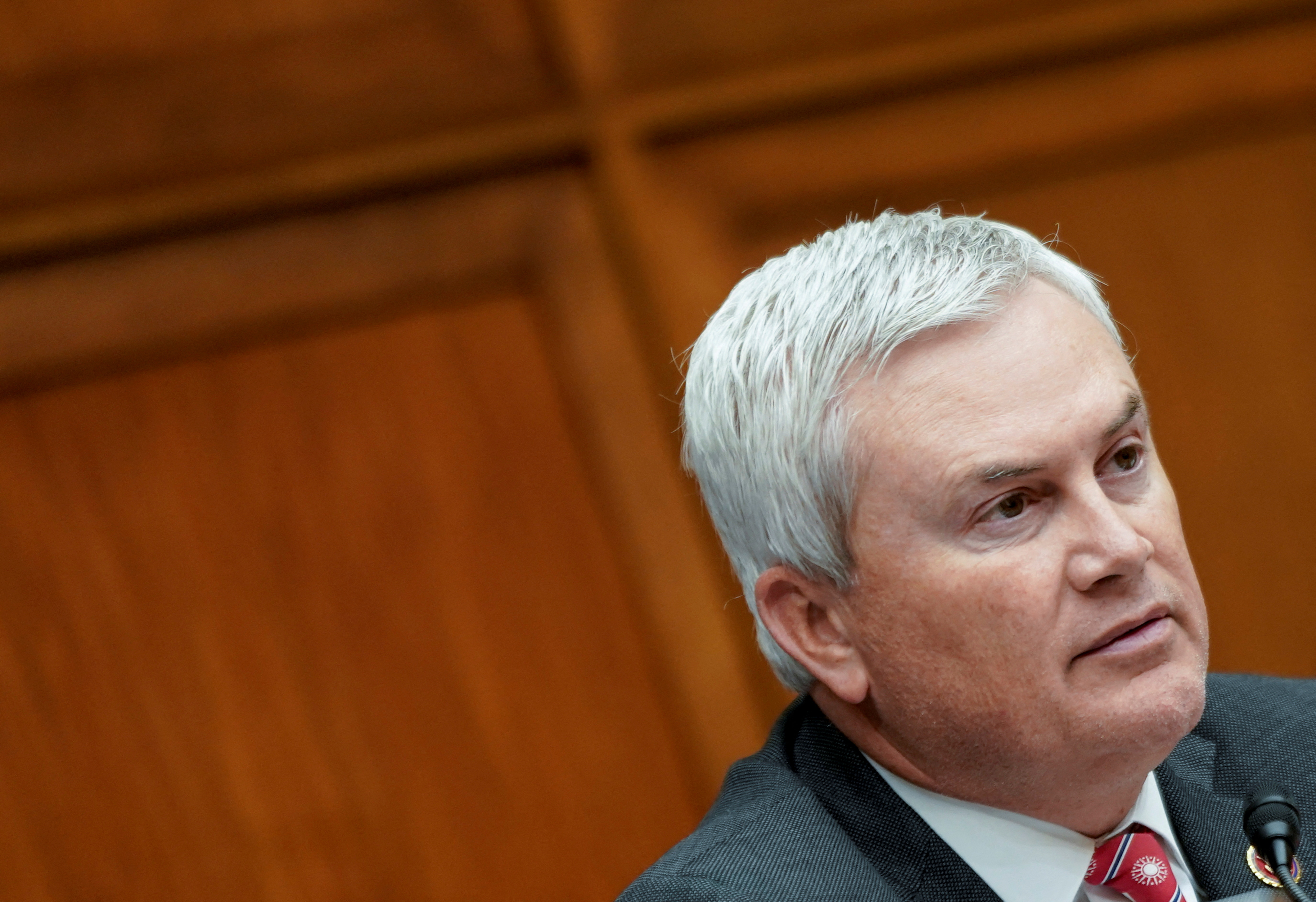 Rep. James Comer (R-KY) attends a hearing of the House Select Subcommittee on the Coronavirus Pandemic about the effect of the coronavirus disease (COVID-19) pandemic on students and schools, in Washington, U.S. April 26, 2023. REUTERS/Elizabeth Frantz/File Photo