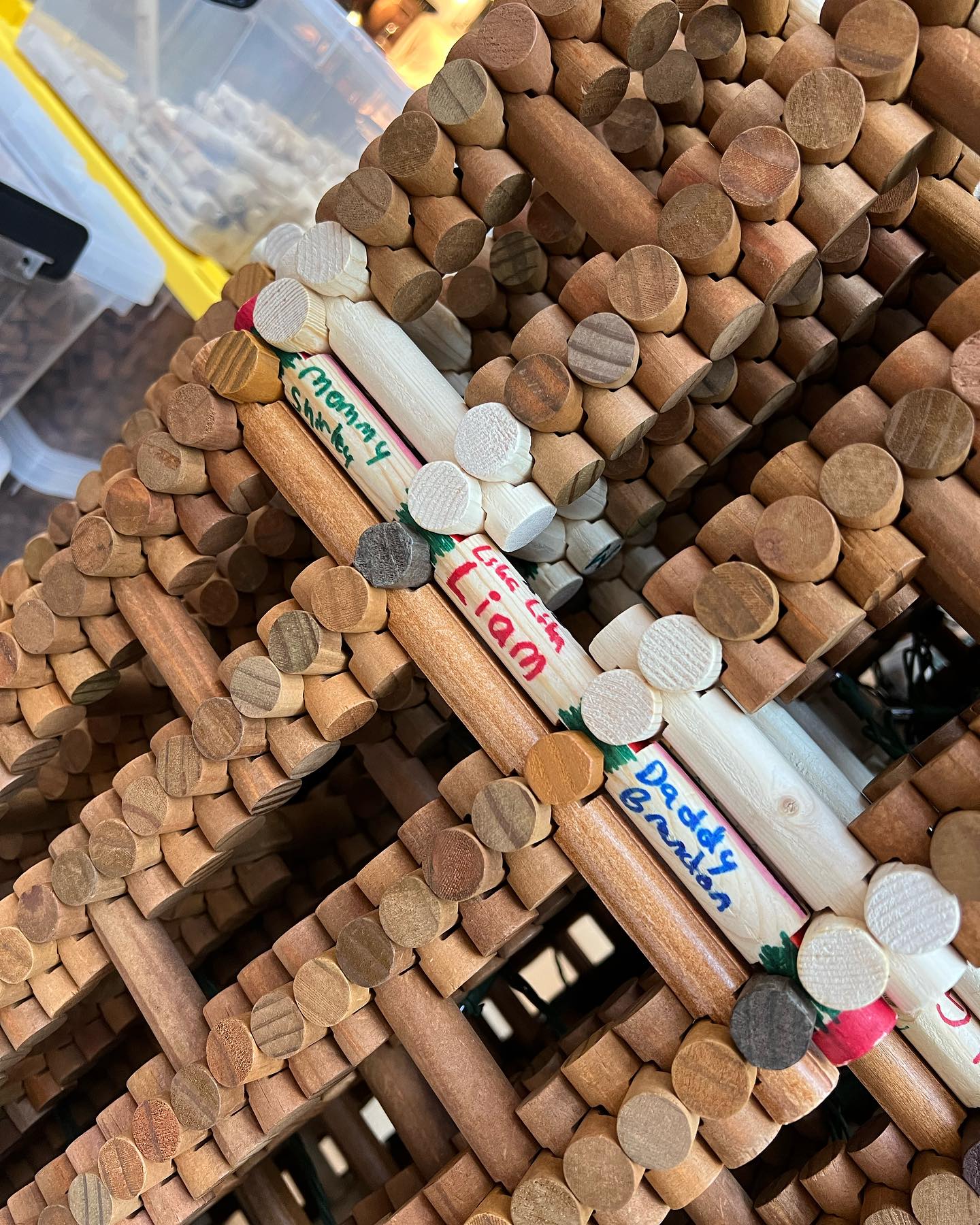 Donors placed their names on the logs taken last August 26, 2023 at Agana Shopping Center. 