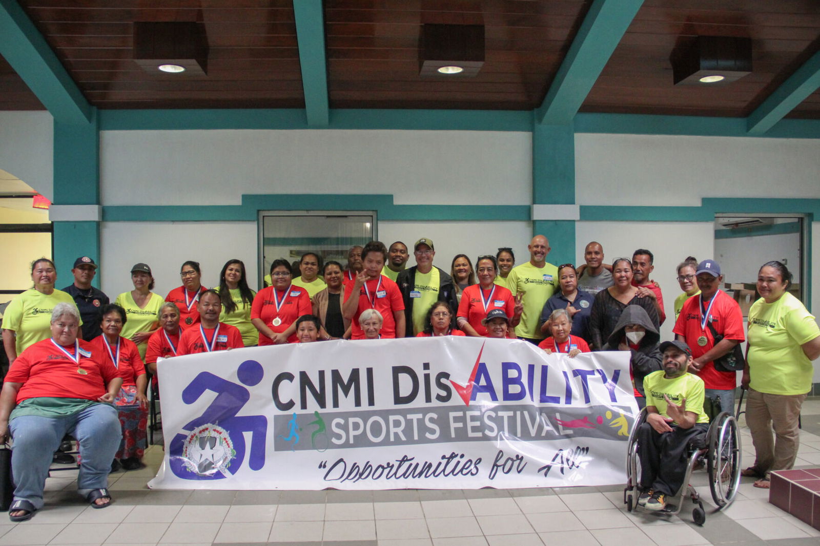 The CNMI Disability Sports Festival  was successfully held on Saipan, Tinian and Rota.