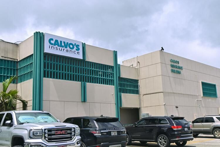 The Calvo's Insurance Building in Hagåtña is shown Wednesday, Aug. 9, 2023. 