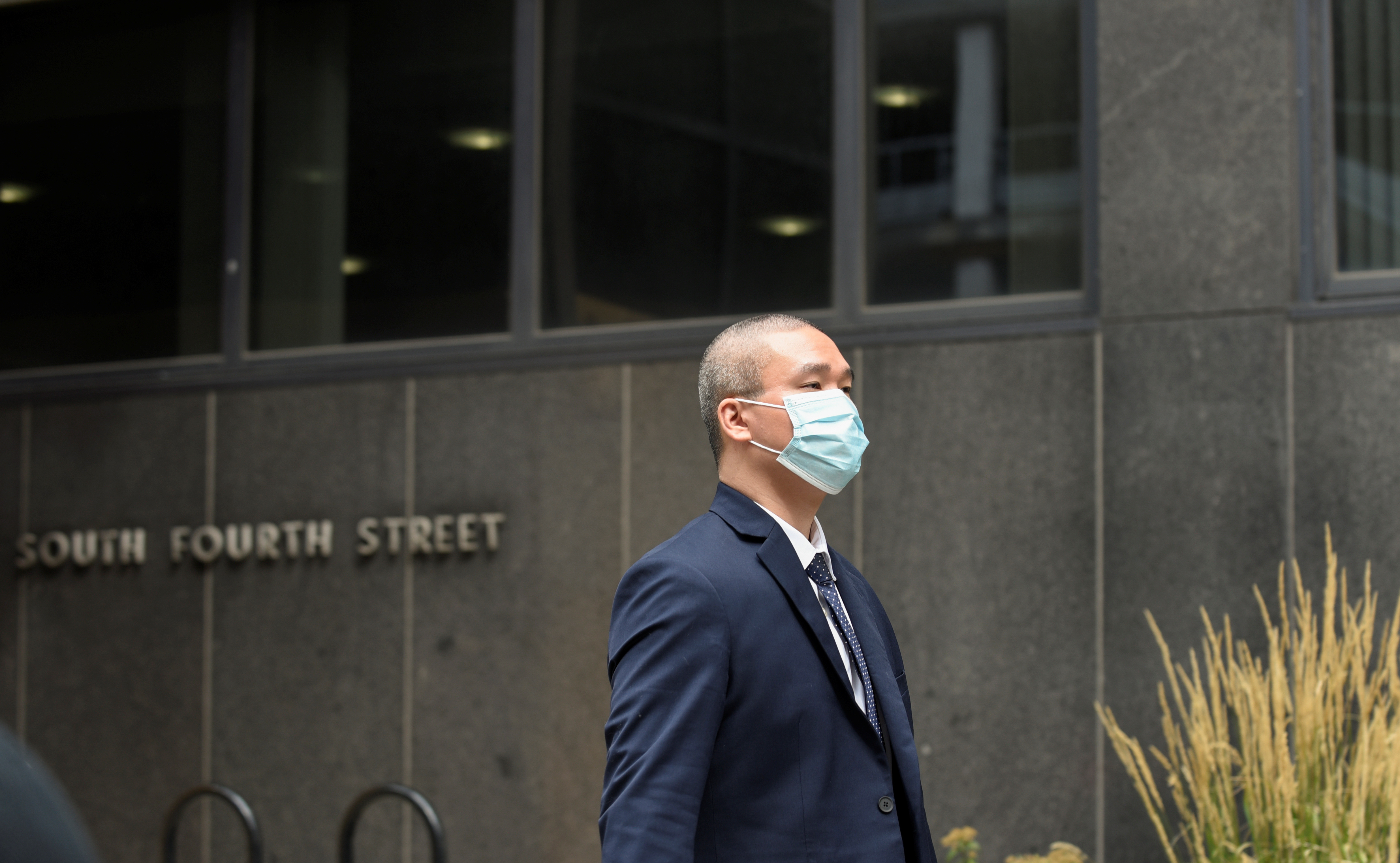 Former MPD officer Tou Thao exits the Hennepin County Family Justice Center following a court hearing on various charges related to the death of George Floyd in Minneapolis, Minnesota, U.S., September 11, 2020. REUTERS/Nicholas Pfosi/File Photo