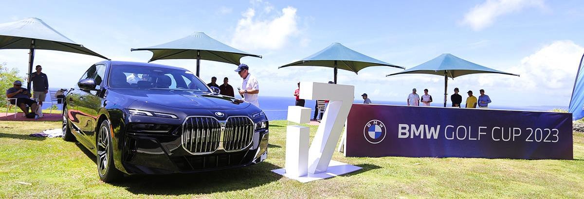 During the BMW Golf Cup, AK exclusively unveiled the BMW i7, Guam’s first all-electric luxury sedan to guests.