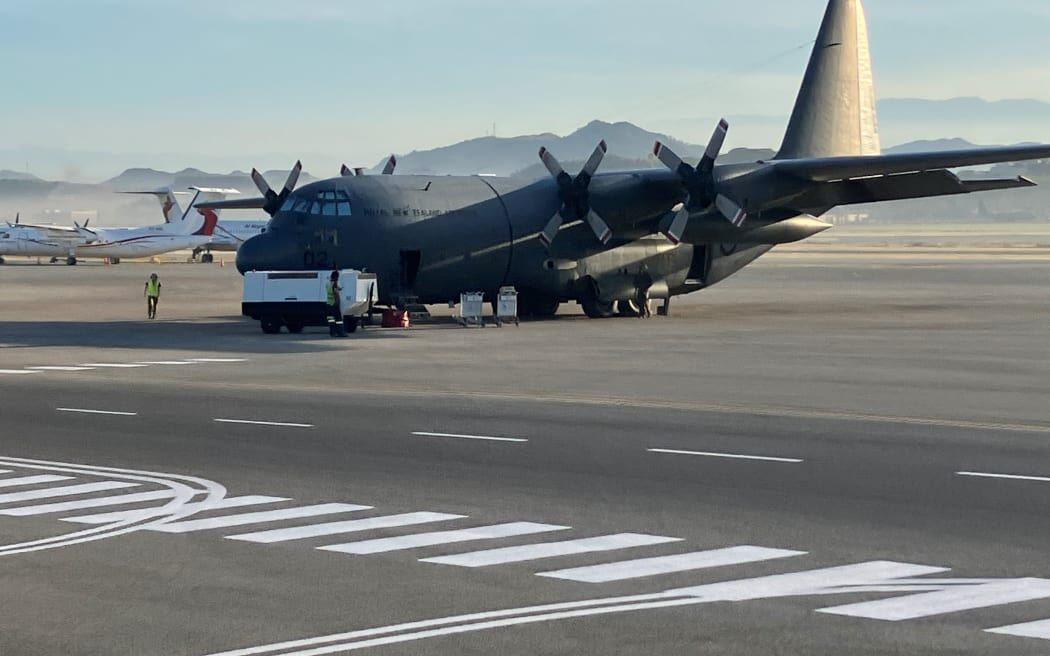 An RNZAF C-130 Hercules carrying aid supplies arrived in Bougainville, Papua New Guinea this week, following ongoing volcanic activity at Mt Bagana.