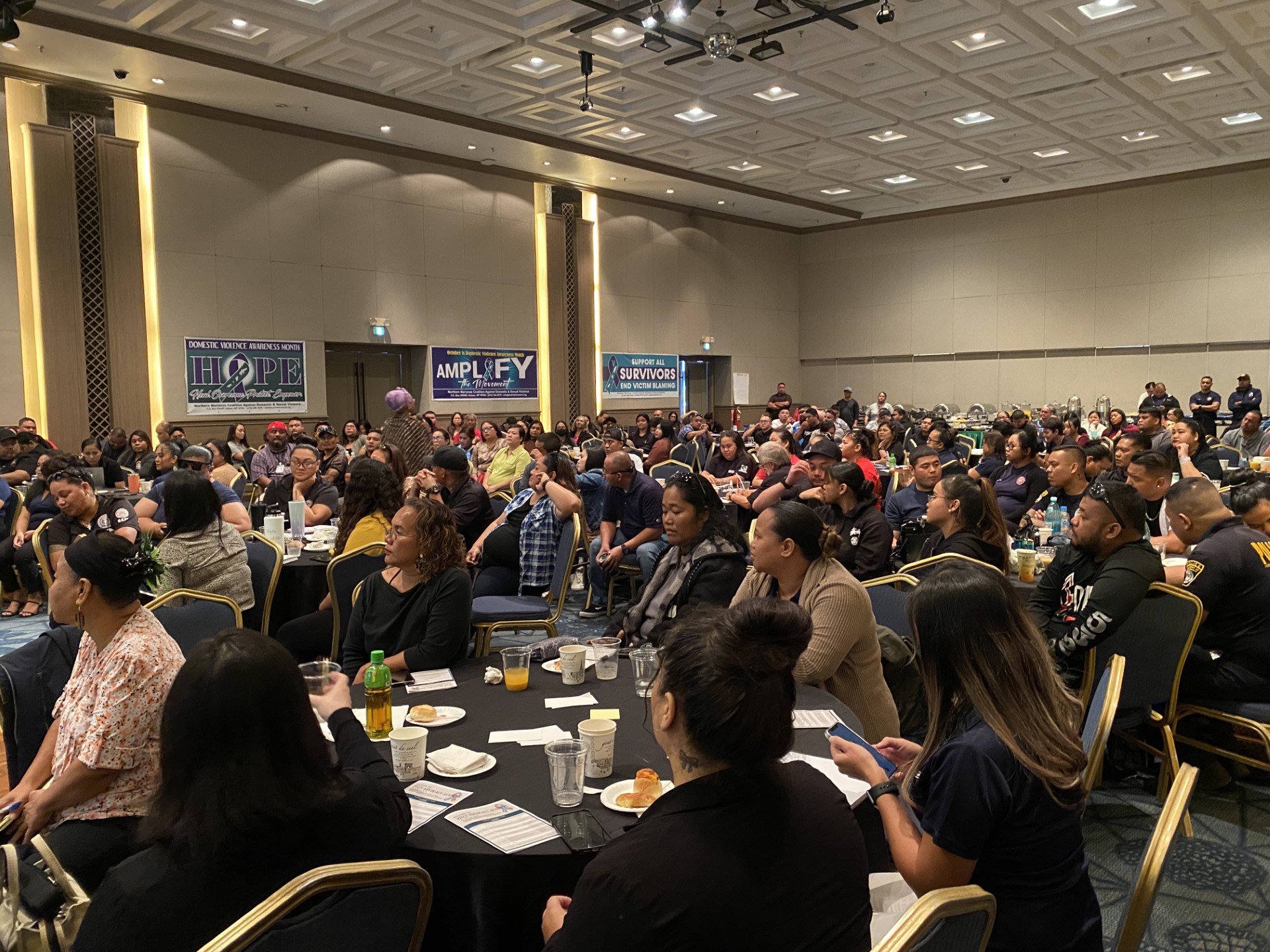 Community stakeholders attend the 2023 Advocacy Academy presented by the Northern Marianas Coalition Against Domestic and Sexual Violence at Saipan World Resort on Tuesday, Aug. 1.