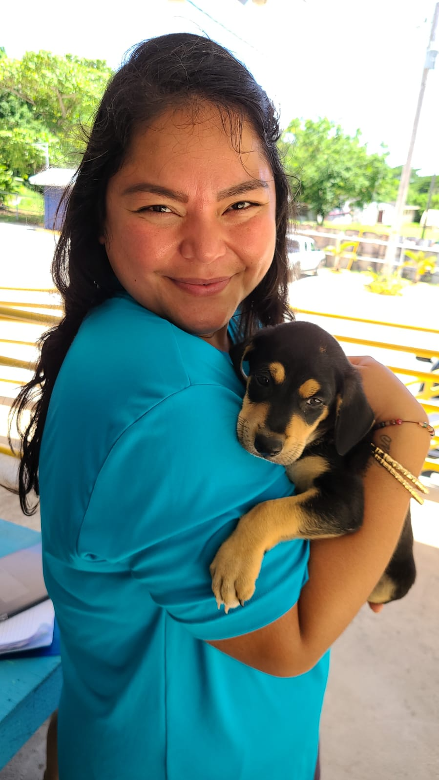 Sponsor and volunteer coordinator Guadalupe A. Ingham