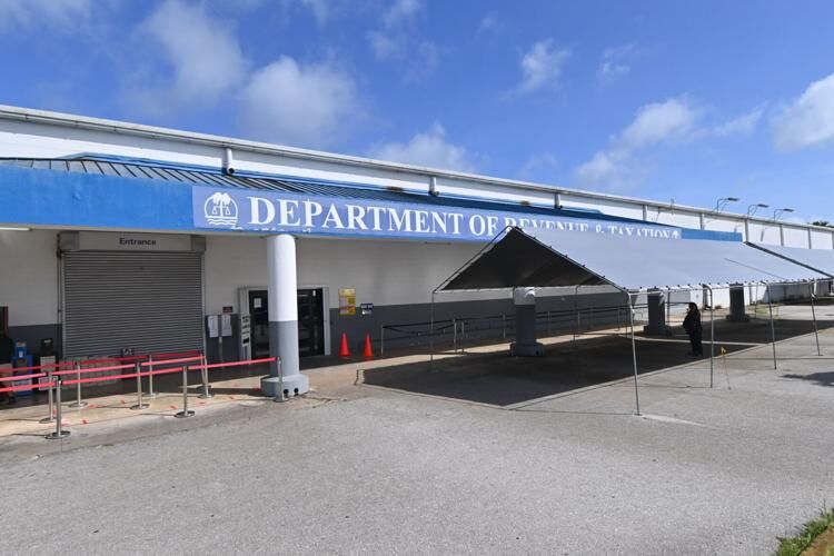 The Department of Revenue and Taxation building is seen March 1, 2023, in Barrigada Heights.