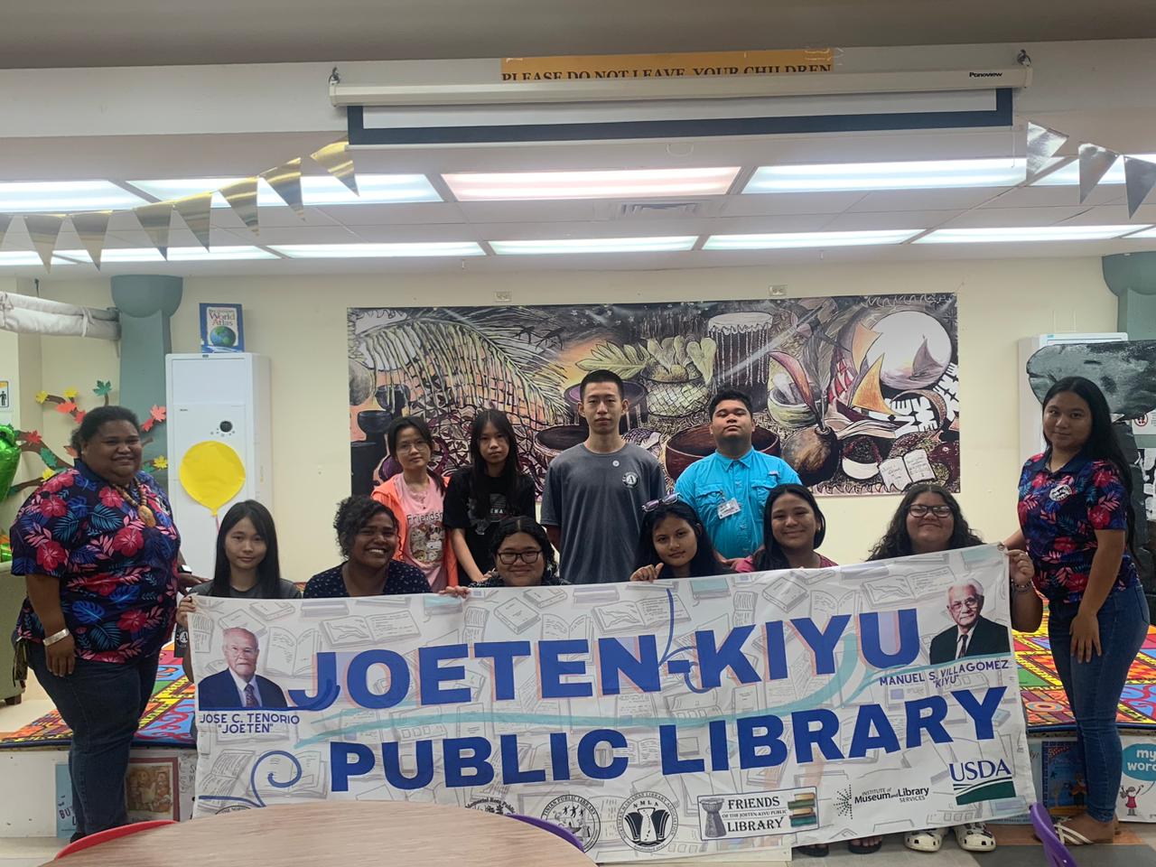 Some of JKPL’s Teen Summer Reading Program participants pose for a photo.