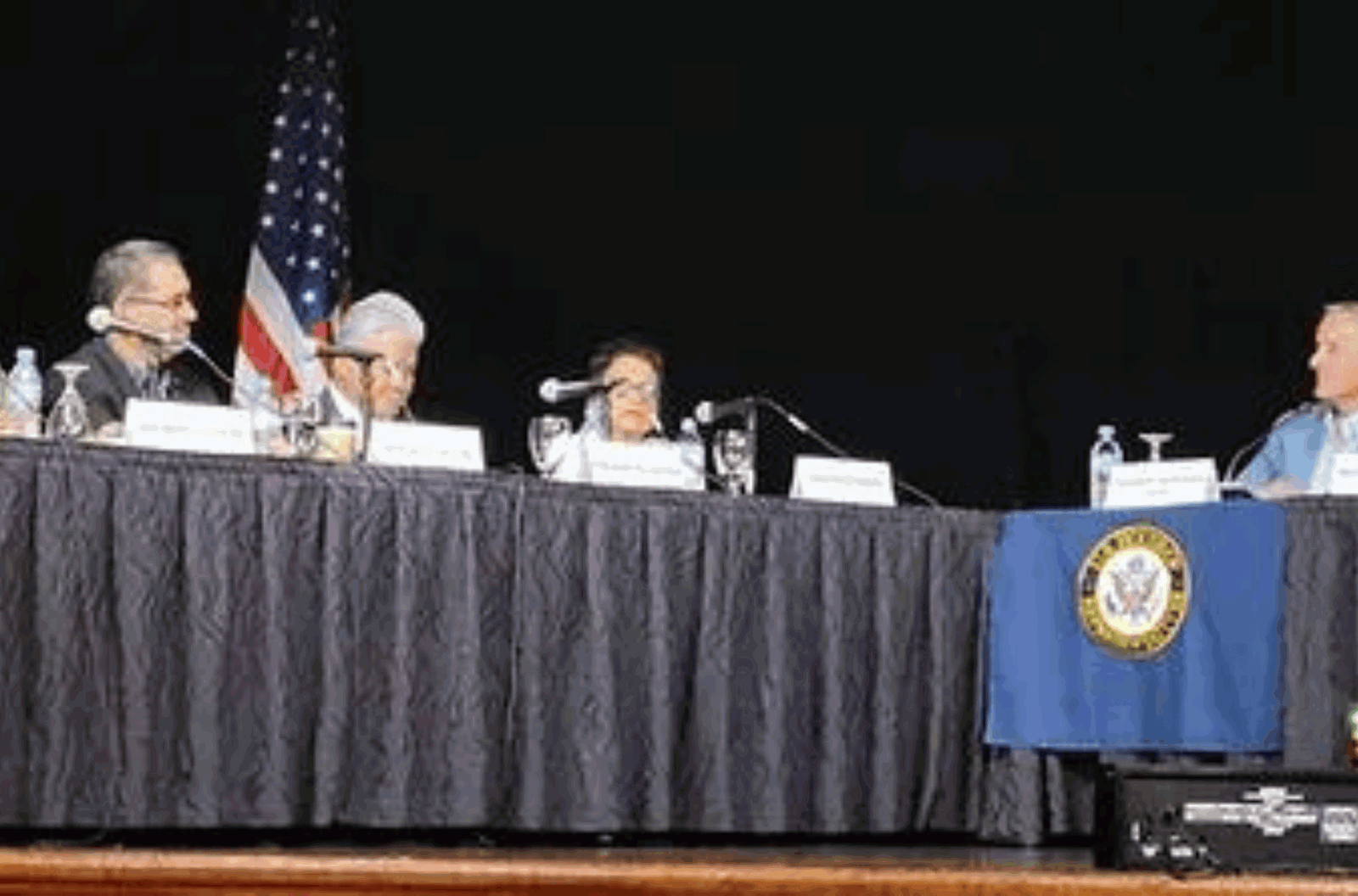 Leaders of U.S. territories and the freely associated states testify during a congressional heanng held by the House Cimmittee on Natural Resources at the Hilton Resort and Spa Guam on Thursday. 