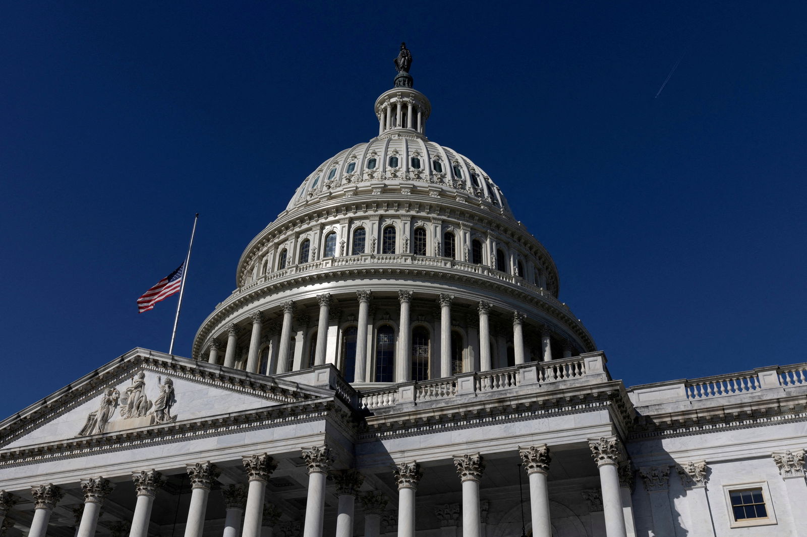 General view of the U.S. Capitol during morning hours, in Washington, U.S., March 30, 2023. REUTERS/Tom Brenner/File Photo