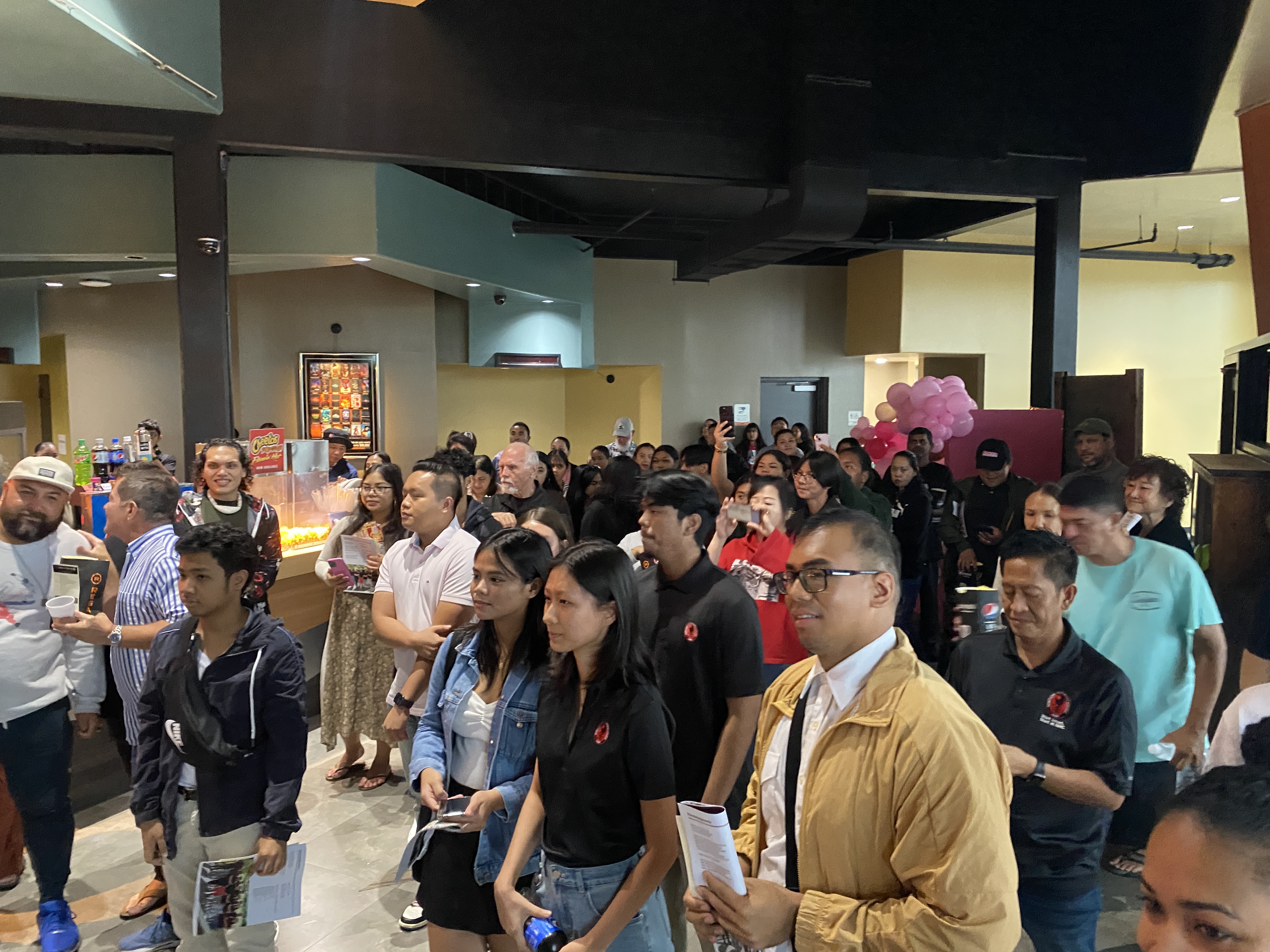 Dozens of film supporters attended the film screening that marked the conclusion of the Cinema in Saipan: Filmmaking in the Marianas program.