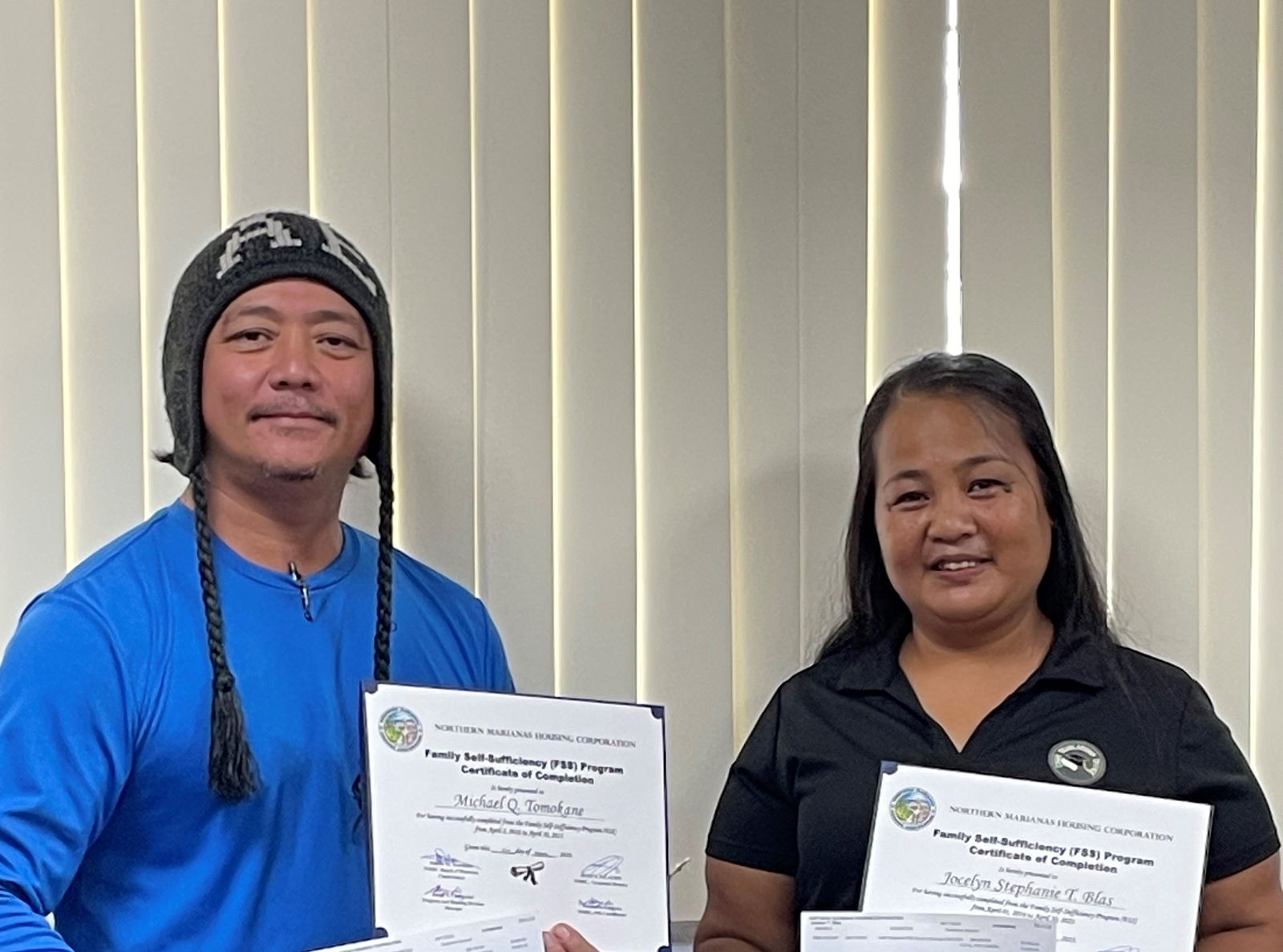 Michael Q. Tomokane  and Jocelyn T. Blas