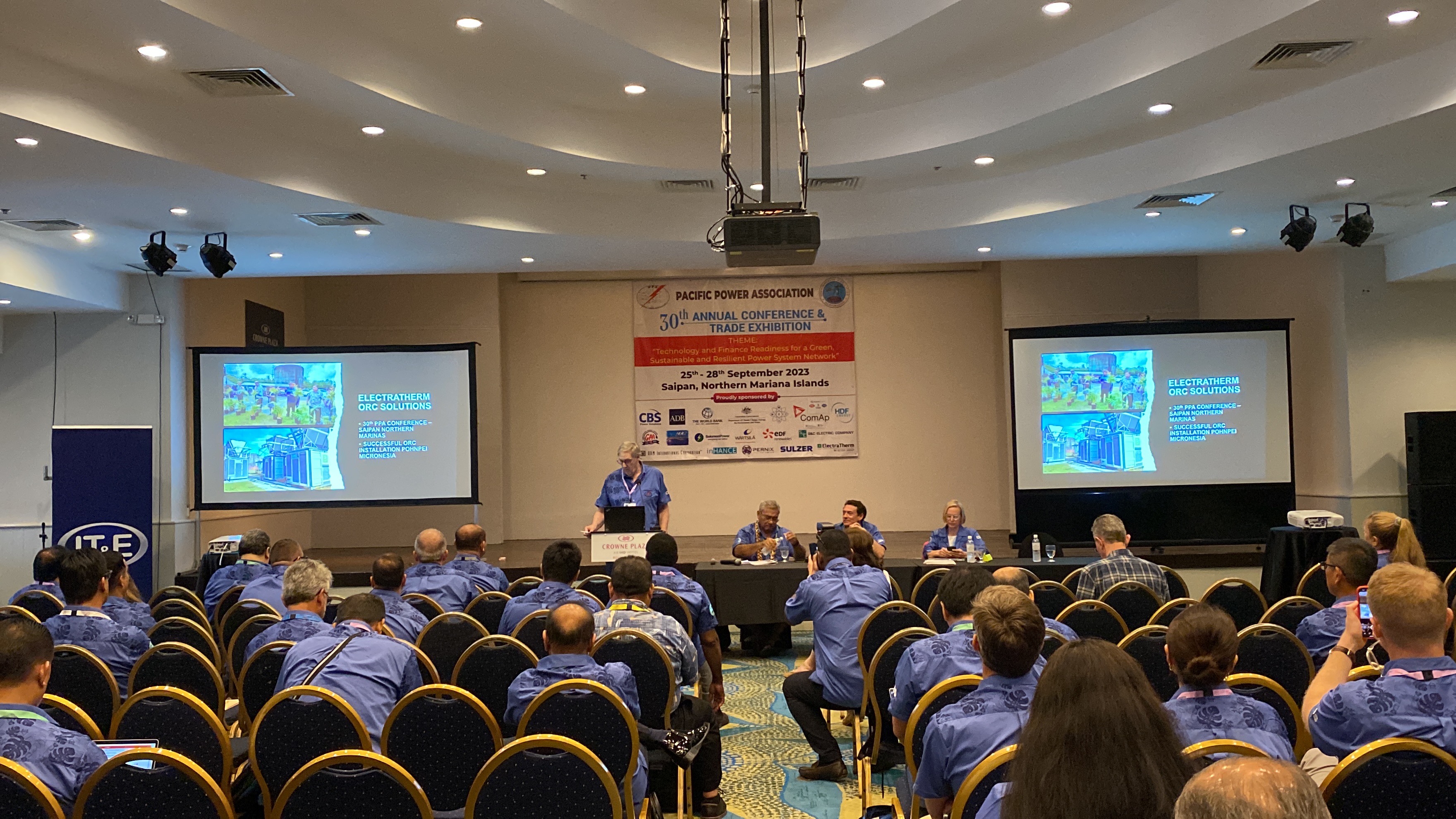 Representatives from 19 Pacific island countries and jurisdictions are on Saipan for the Pacific Power Association’s Annual Conference and Trade Exhibition at the Crowne Plaza Resort.
