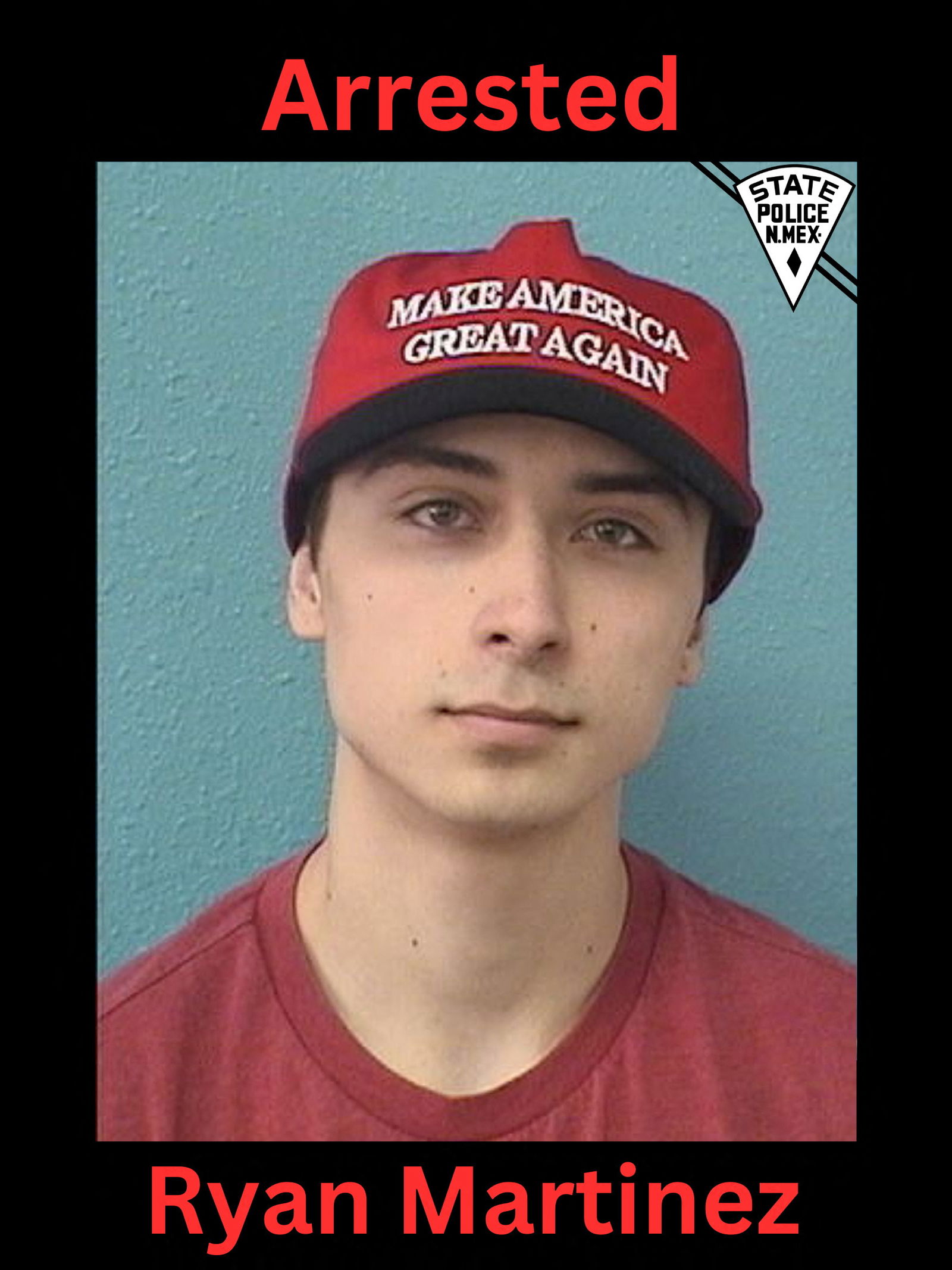 New Mexico resident Ryan Martinez, 23, who was taken into custody as the suspected shooter, is seen in this undated handout. 