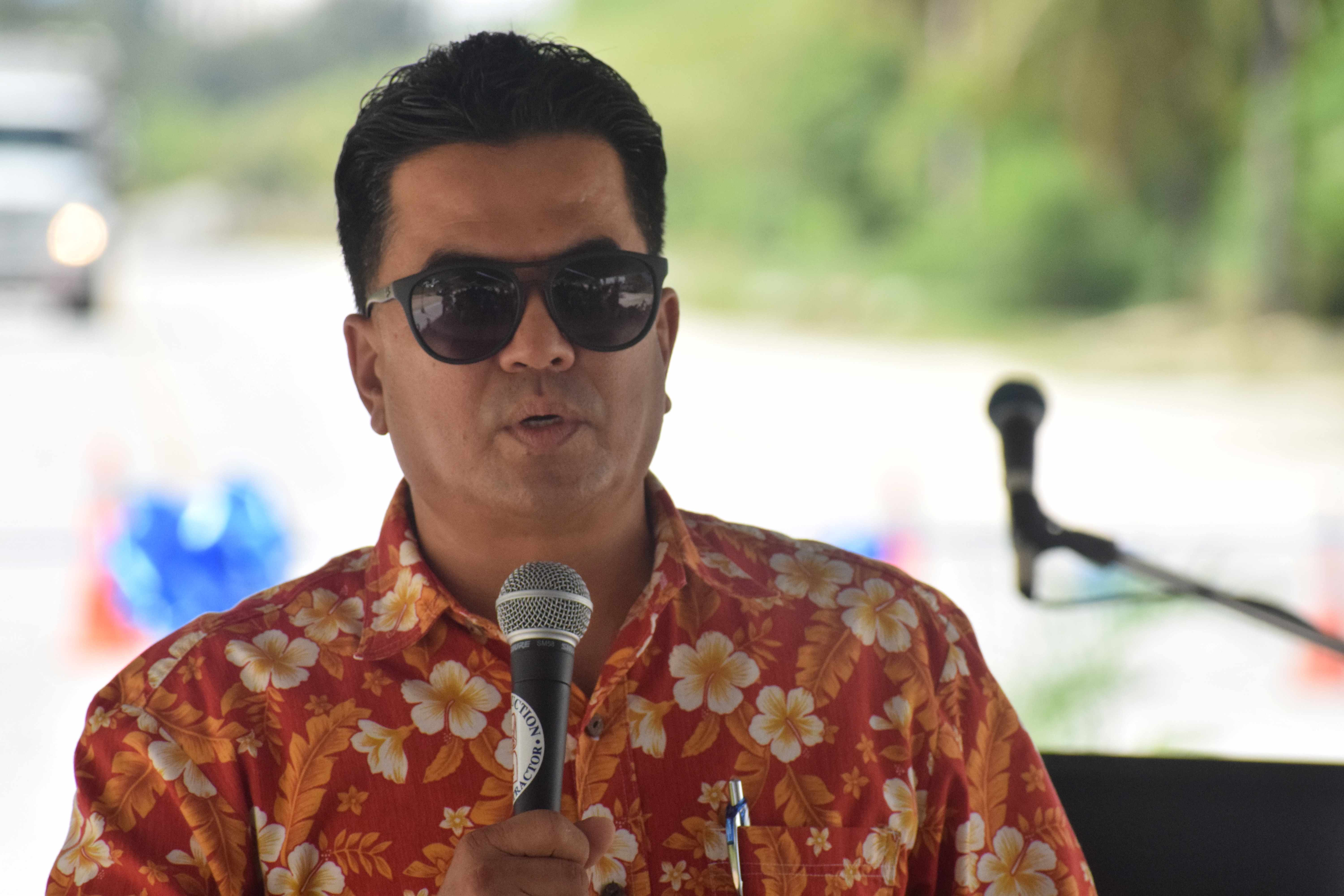Department of Public Works Secretary Ray N. Yumul talks about the Industrial Drive improvement project.